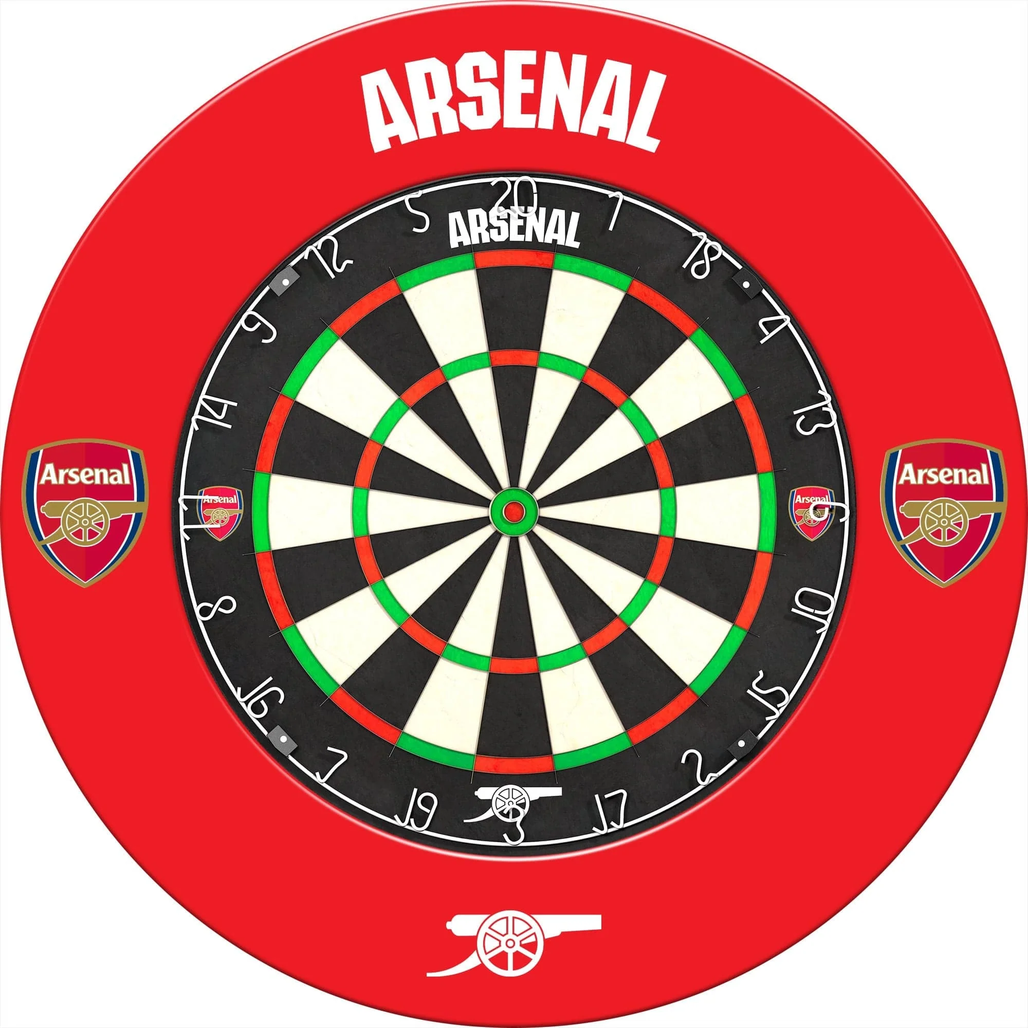 Arsenal FC Dartboard Surround - Official Licensed - The Gunners - S1 - Red - Logo - Image 3