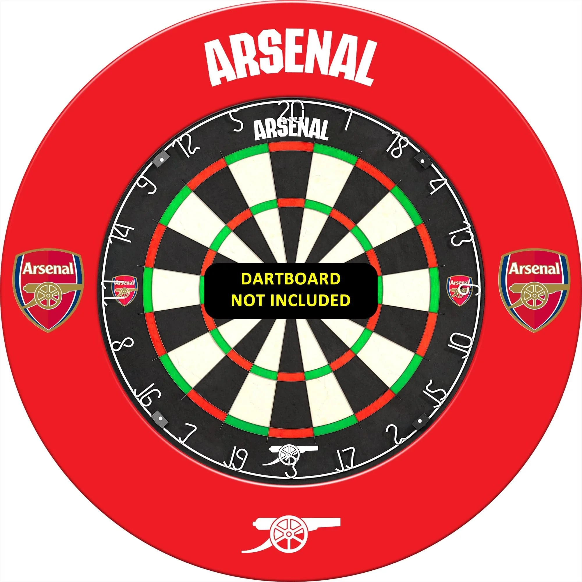 Arsenal FC Dartboard Surround - Official Licensed - The Gunners - S1 - Red - Logo - Image 4