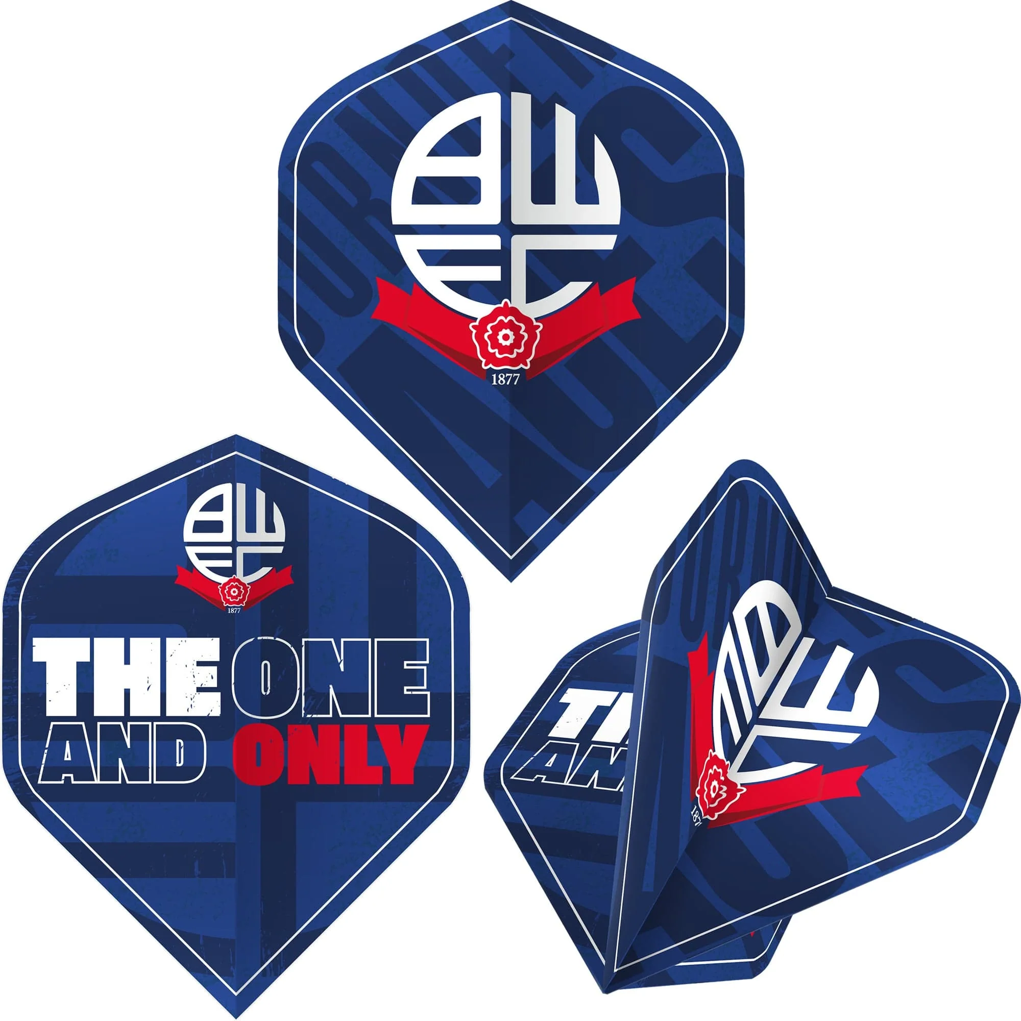 *Bolton Wanderers Dart Flights - 100 Micron - No2 - Std - BWFC - F2 - The One and Only