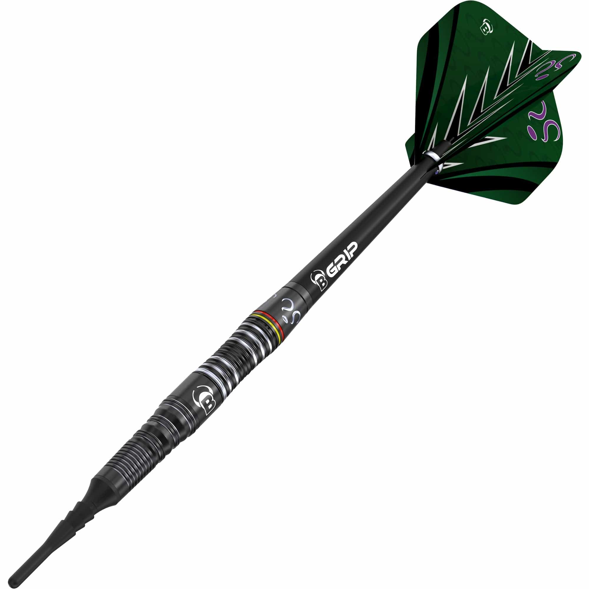 BULL'S Brian Raman Darts - Soft Tip - 90% Tungsten - Black Titanium - Image 3