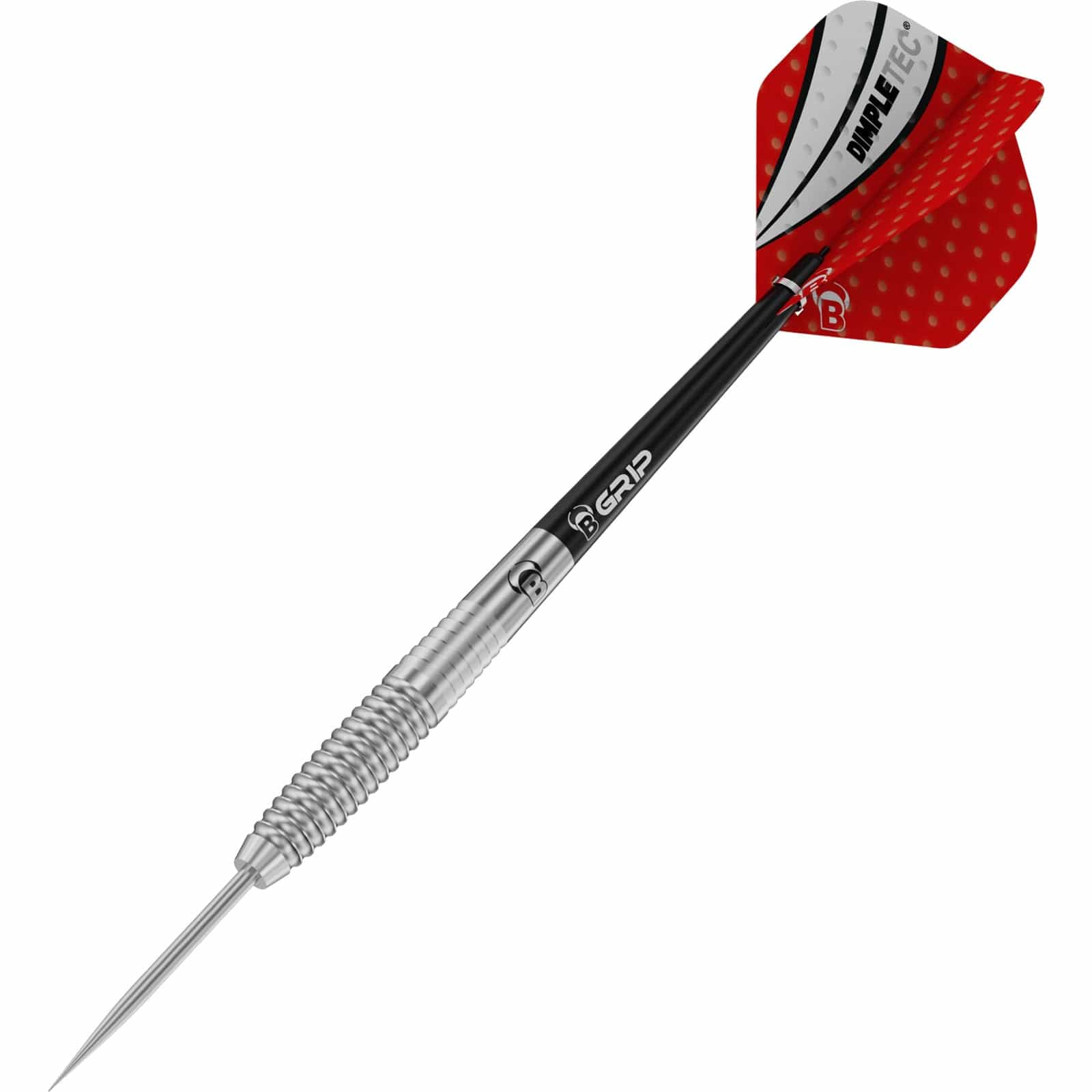 BULL'S Dot D1 Darts - Steel Tip - 90% Tungsten - Rear Shark - Image 2