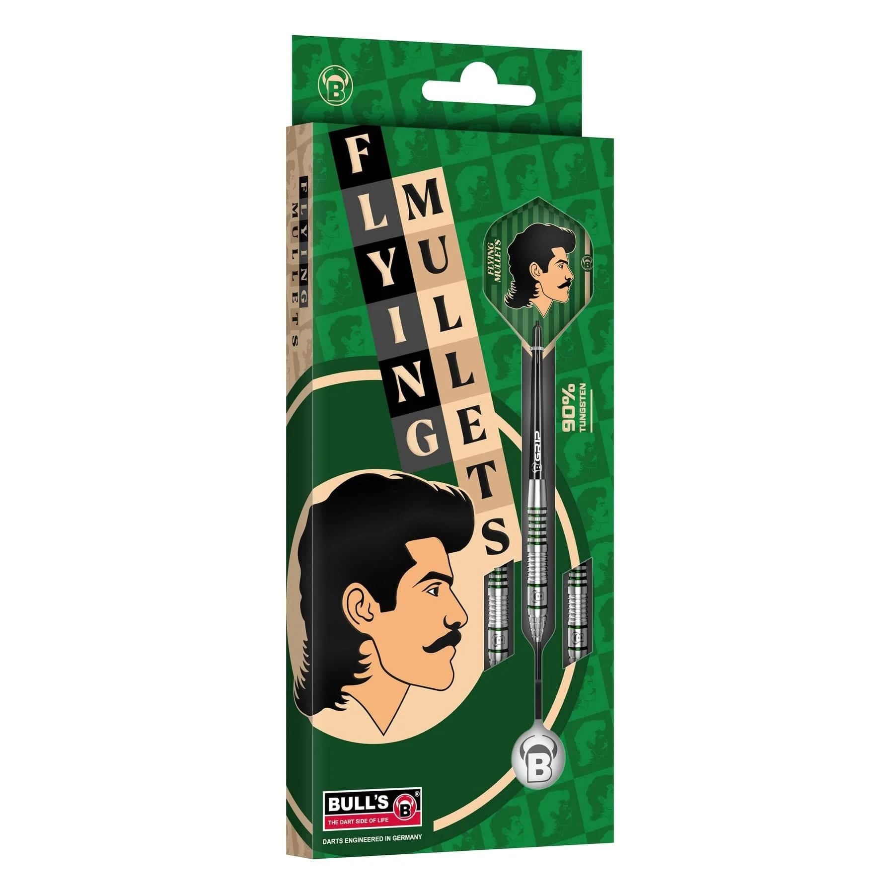 BULL'S Flying Mullet Darts - Steel Tip - 90% Tungsten - Image 4