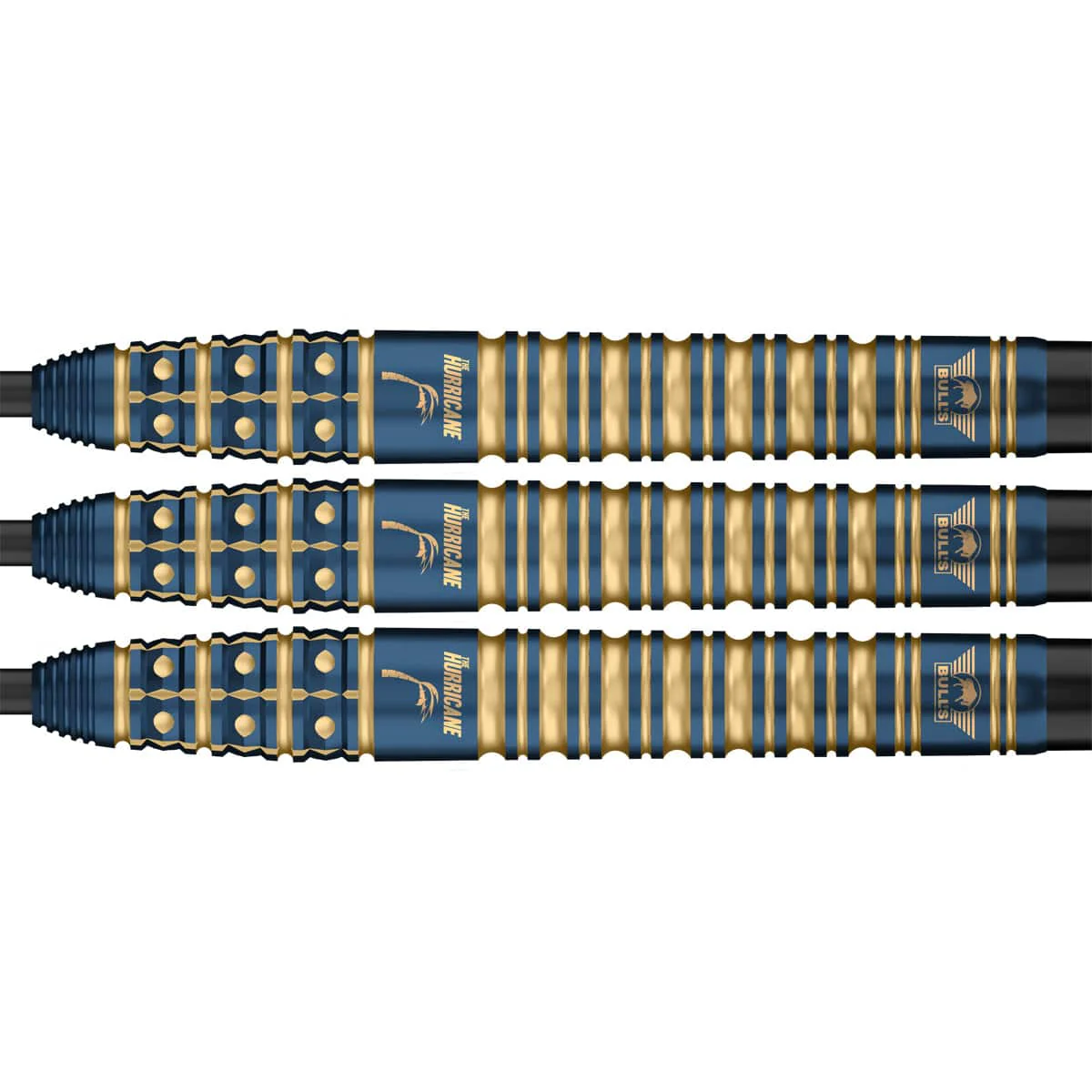 Bulls Kim Huybrechts Darts - Steel Tip - 95% Tungsten - Blue - Image 2