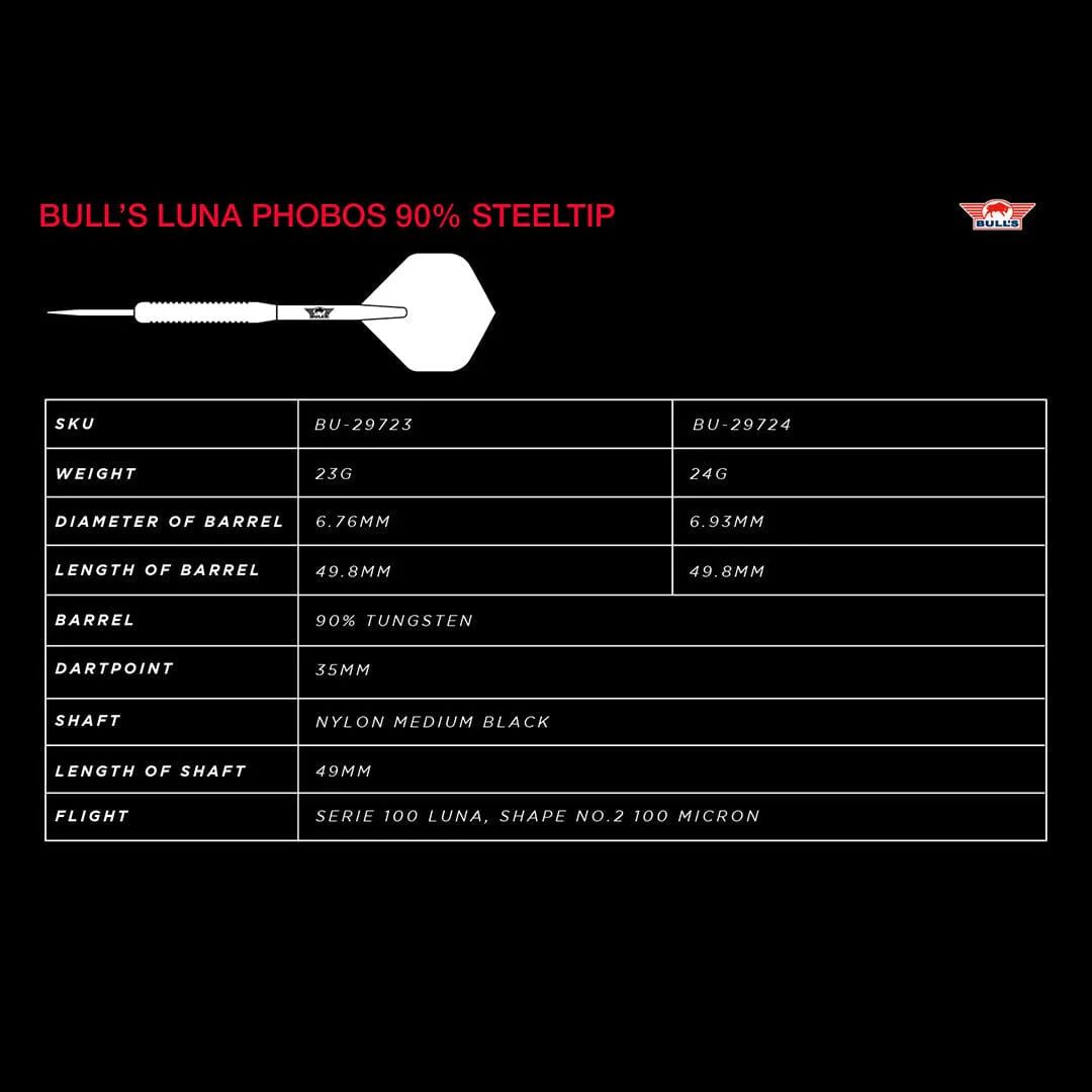 Bulls Luna Darts - Steel Tip - Phobos - Image 4