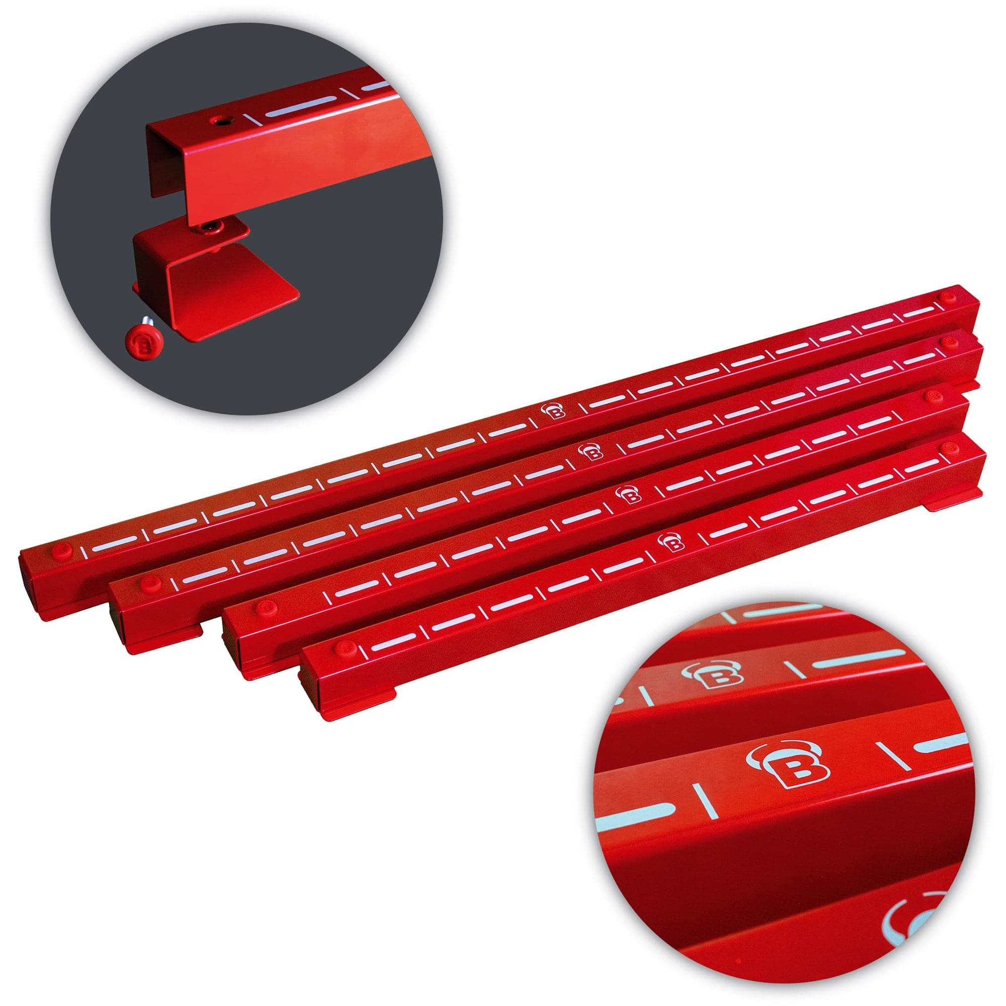 BULL'S Oky System - O80 - For Use With Dart Mats Upto 80cm Wide - Red Raised Oche - Image 2