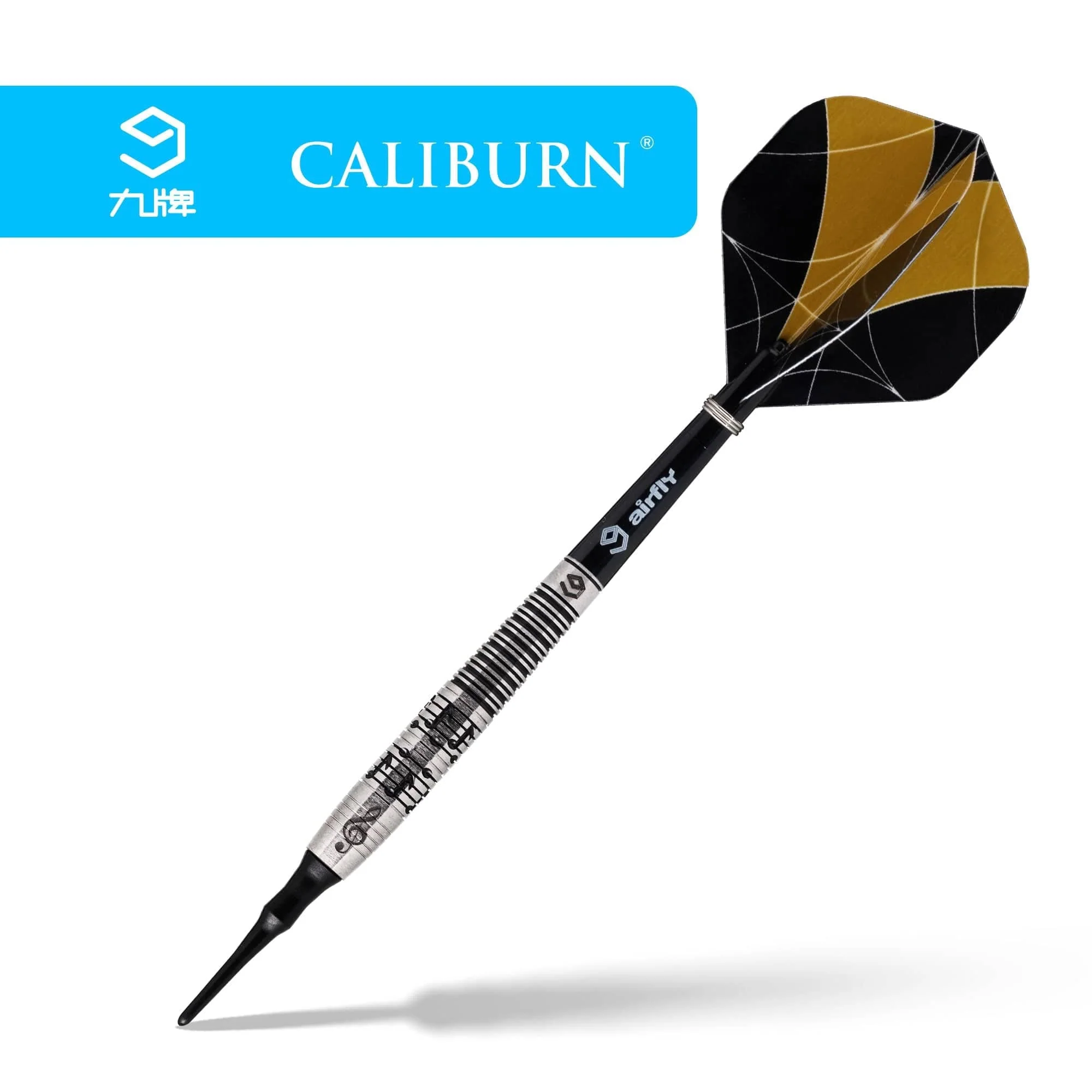 Caliburn Player Darts - Soft Tip - 90% - Black Rings - Melody - Image 6