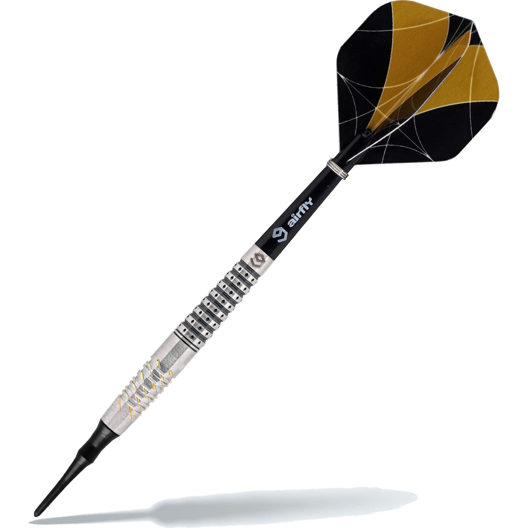 Caliburn Player Darts - Soft Tip - 90% - Silver & Gold - Han - Image 3
