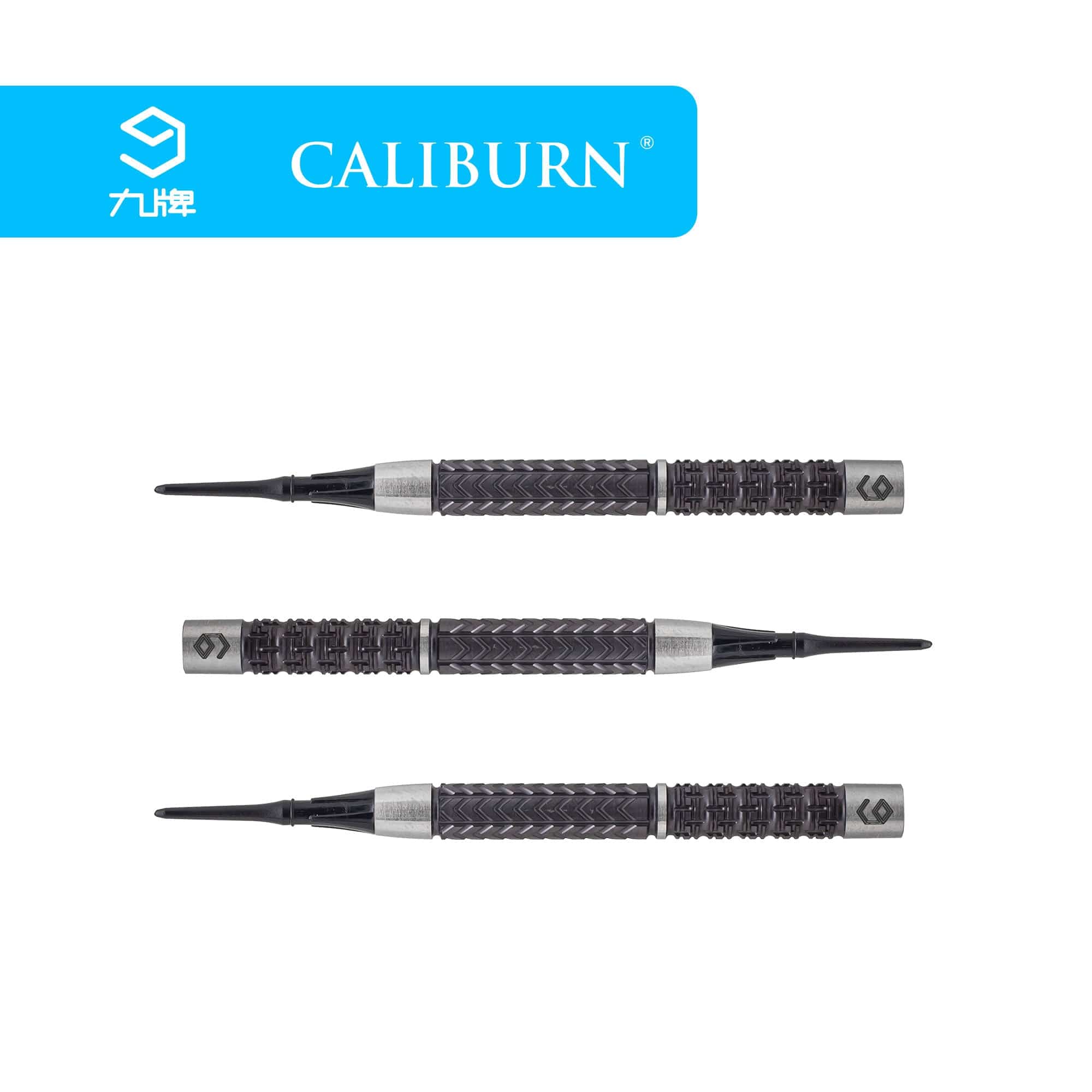 Caliburn Player Darts - Soft Tip - 95% - Black Titanium - ET II - Image 7