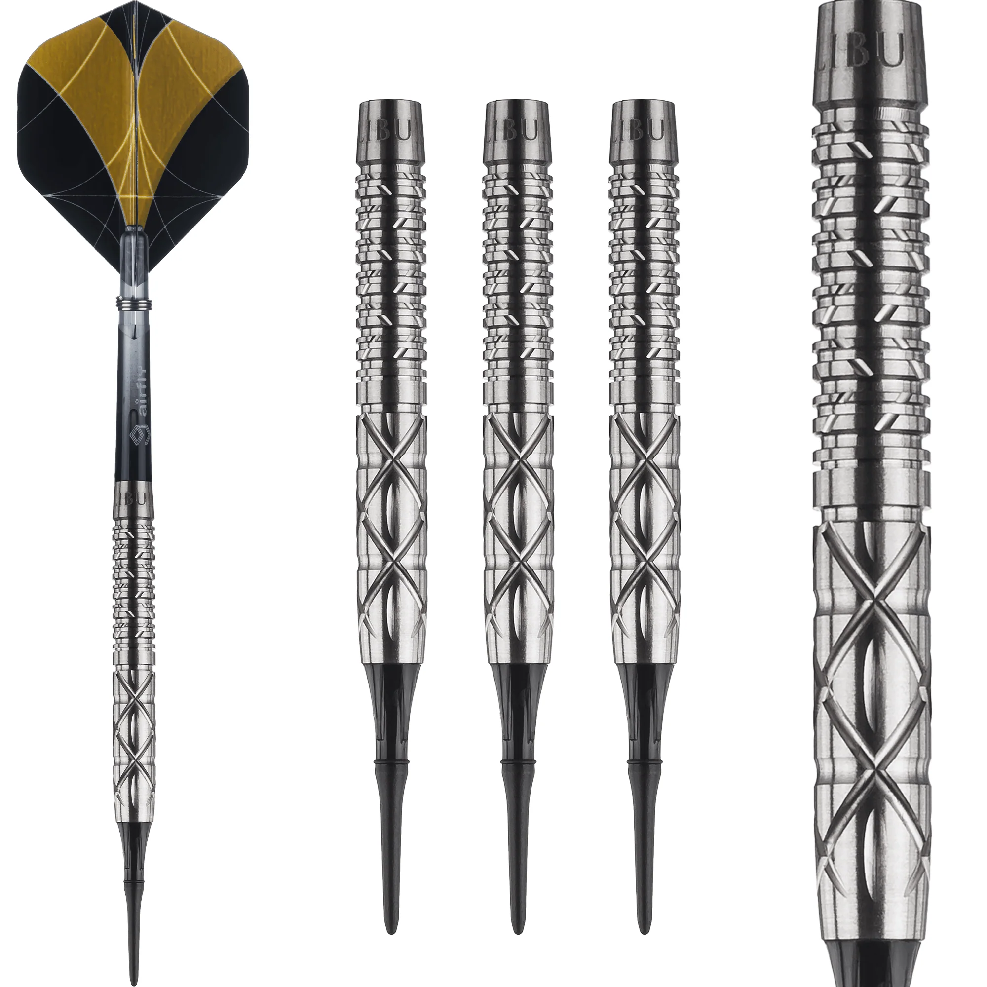 Caliburn Players Darts - Soft Tip -95% Tungsten - Han G2 - Image 2