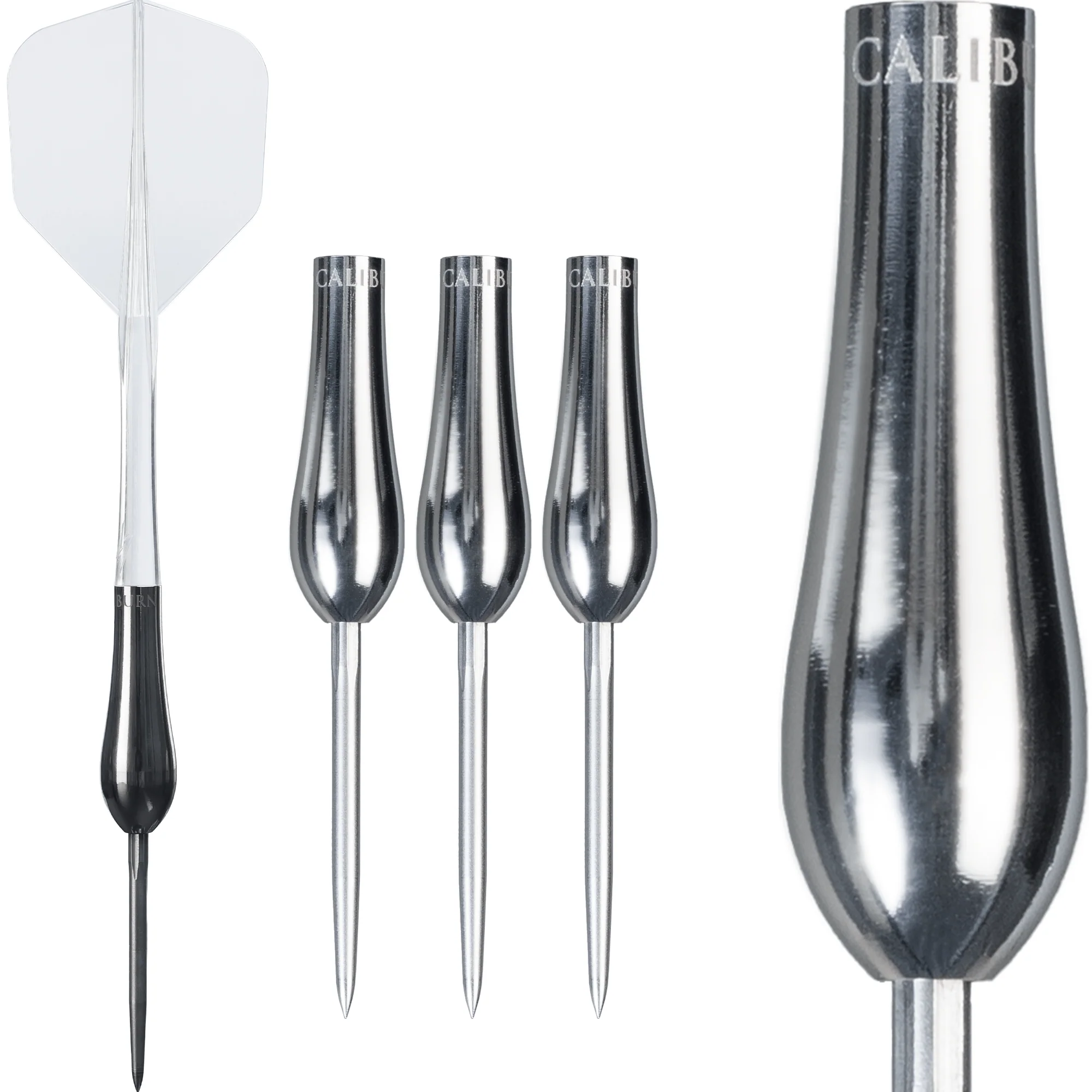 Caliburn Starships Darts - Steel Tip - 95% Tungsten - Waterdrop - 21g - Image 2