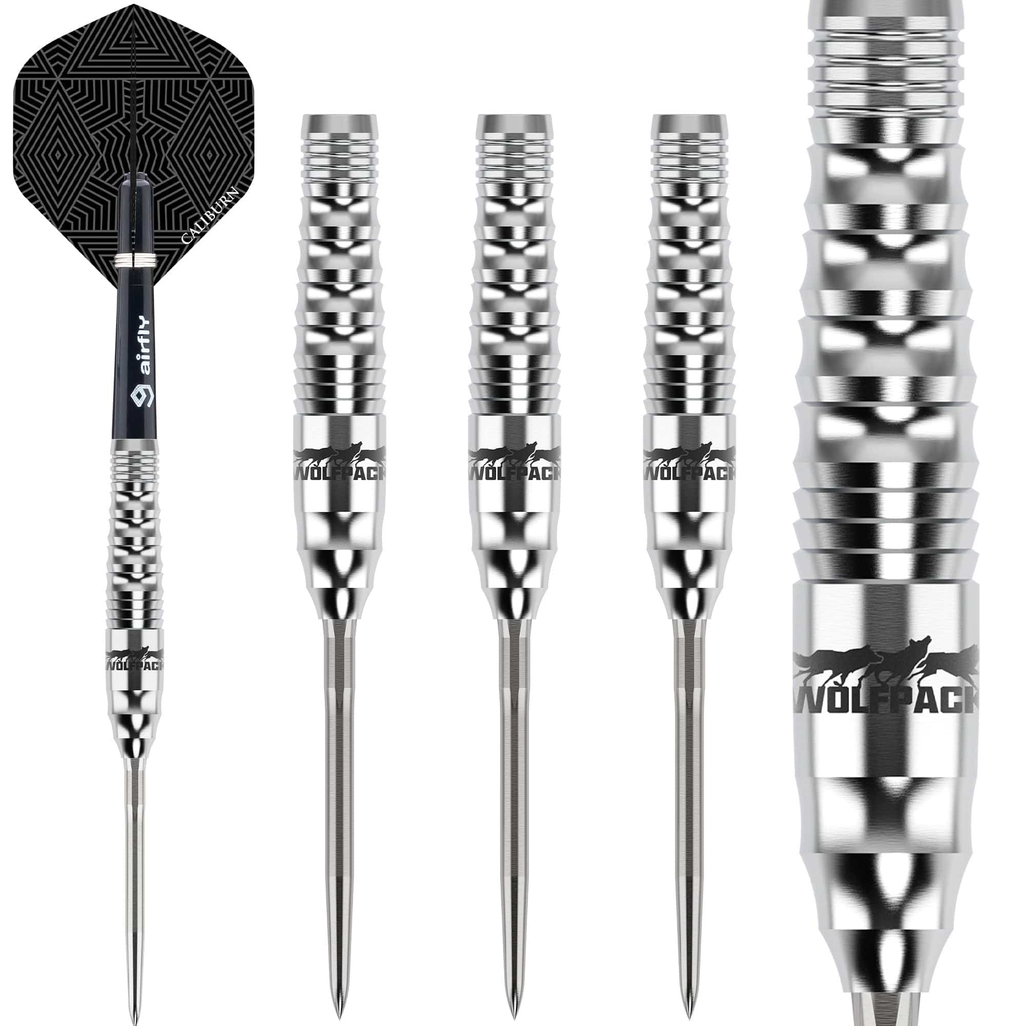 Caliburn Wolfpack Darts - Steel Tip - 90% Tungsten - W3 - 21g - Image 4