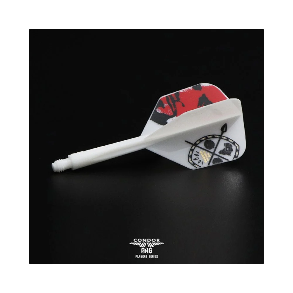 *Condor AXE Dart Flights - Devon Petersen - Small - African Warrior - Inspiration 3 - White - Image 4