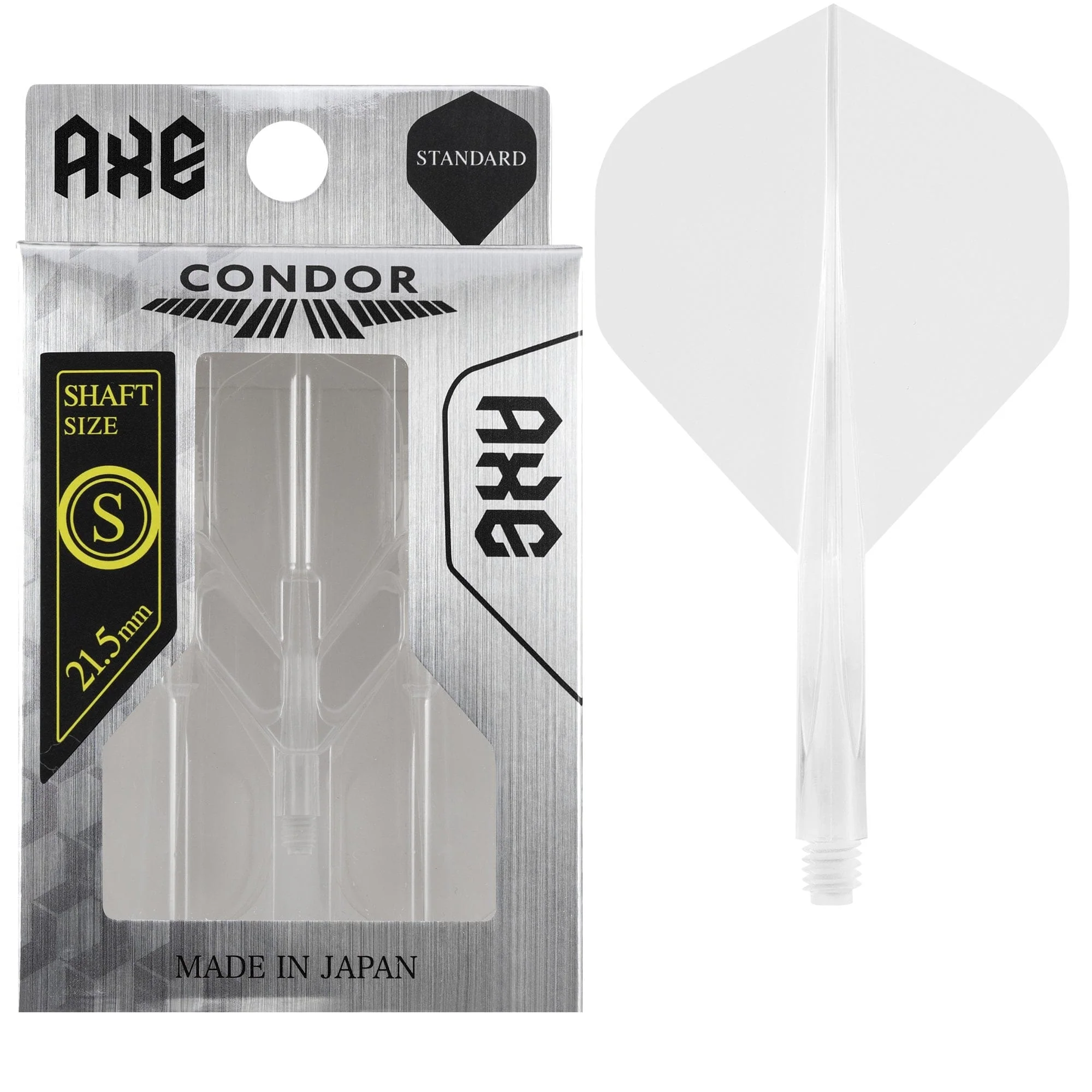 Condor AXE Dart Flights - Standard - Clear - Image 2