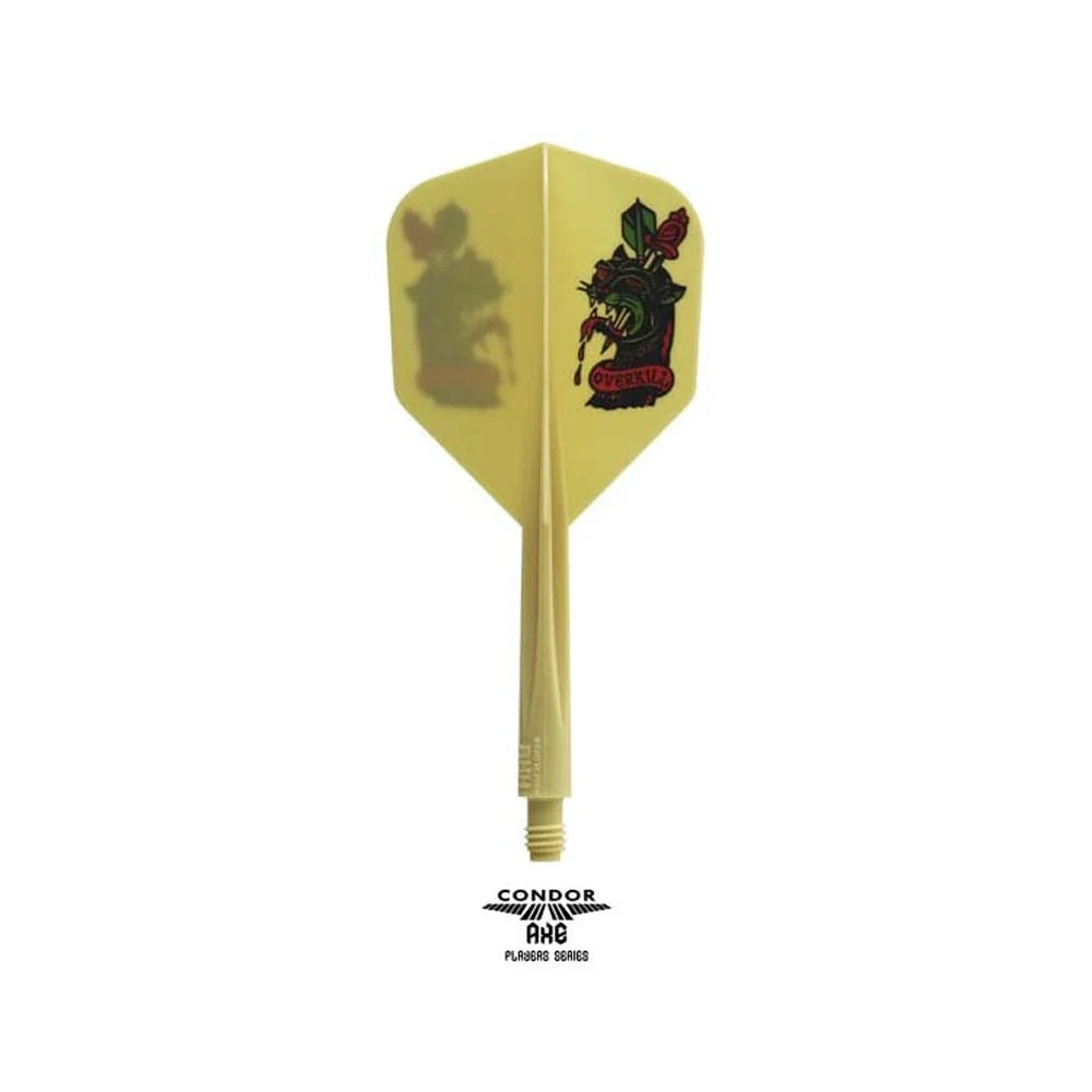 *Condor AXE Dart Flights - Yuki Yamada - Small - Overkill - Sand - Image 2
