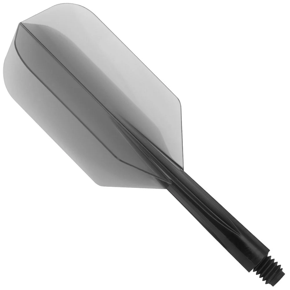 Condor Dart Flights - Zero Stress - Slim - Clear Black - Image 2