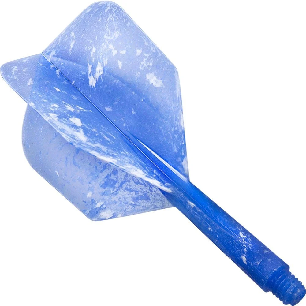 *Condor Dart Flights - Zero Stress - Small - Marble - Blue - Image 2