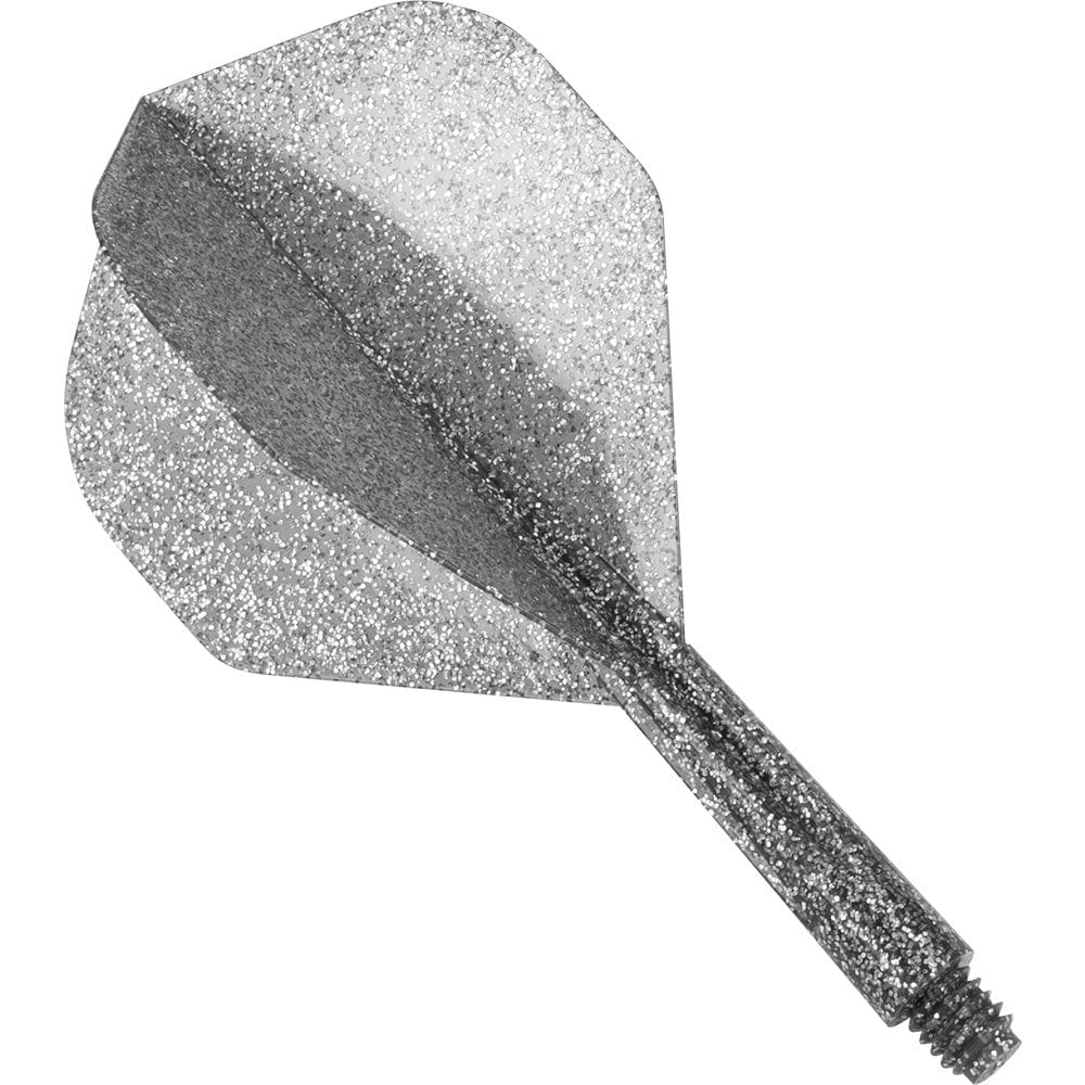Condor Dart Flights - Zero Stress - Standard - Glitter - Silver - Image 3