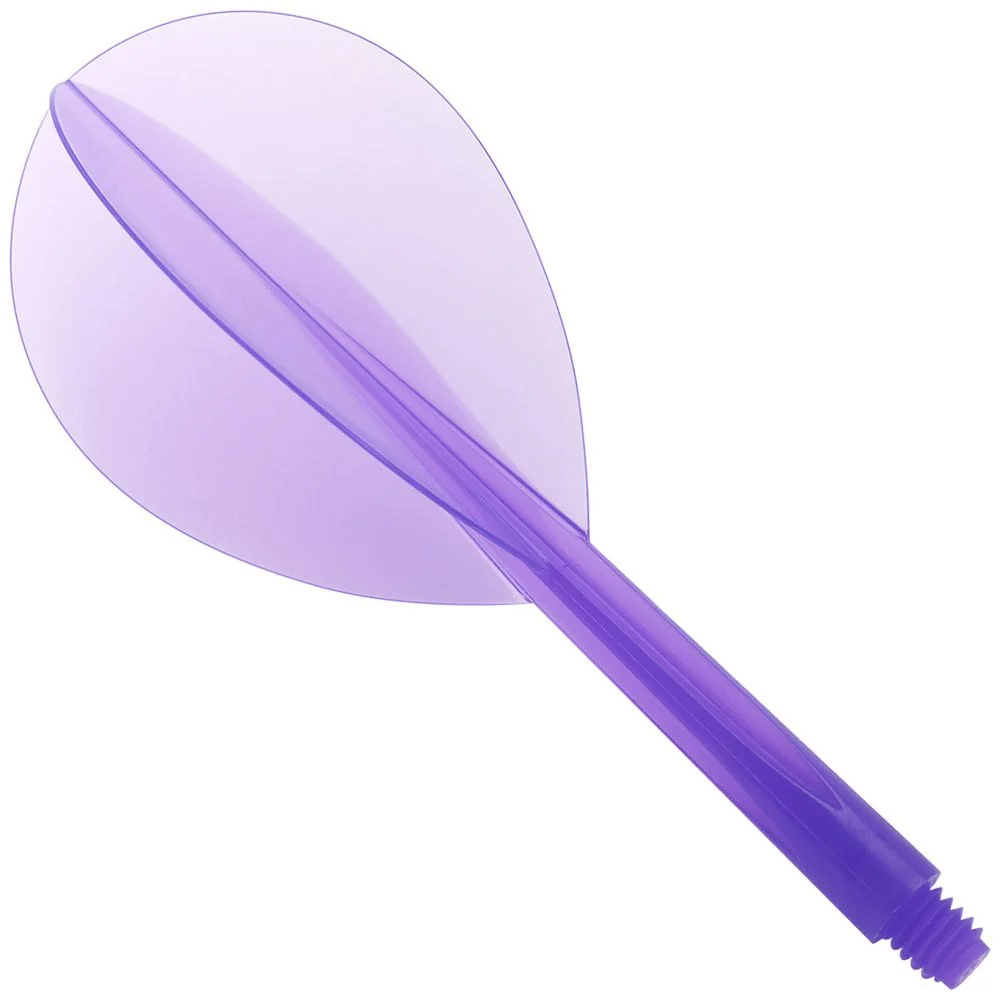 Condor Dart Flights - Zero Stress - Teardrop - Clear Purple - Image 2