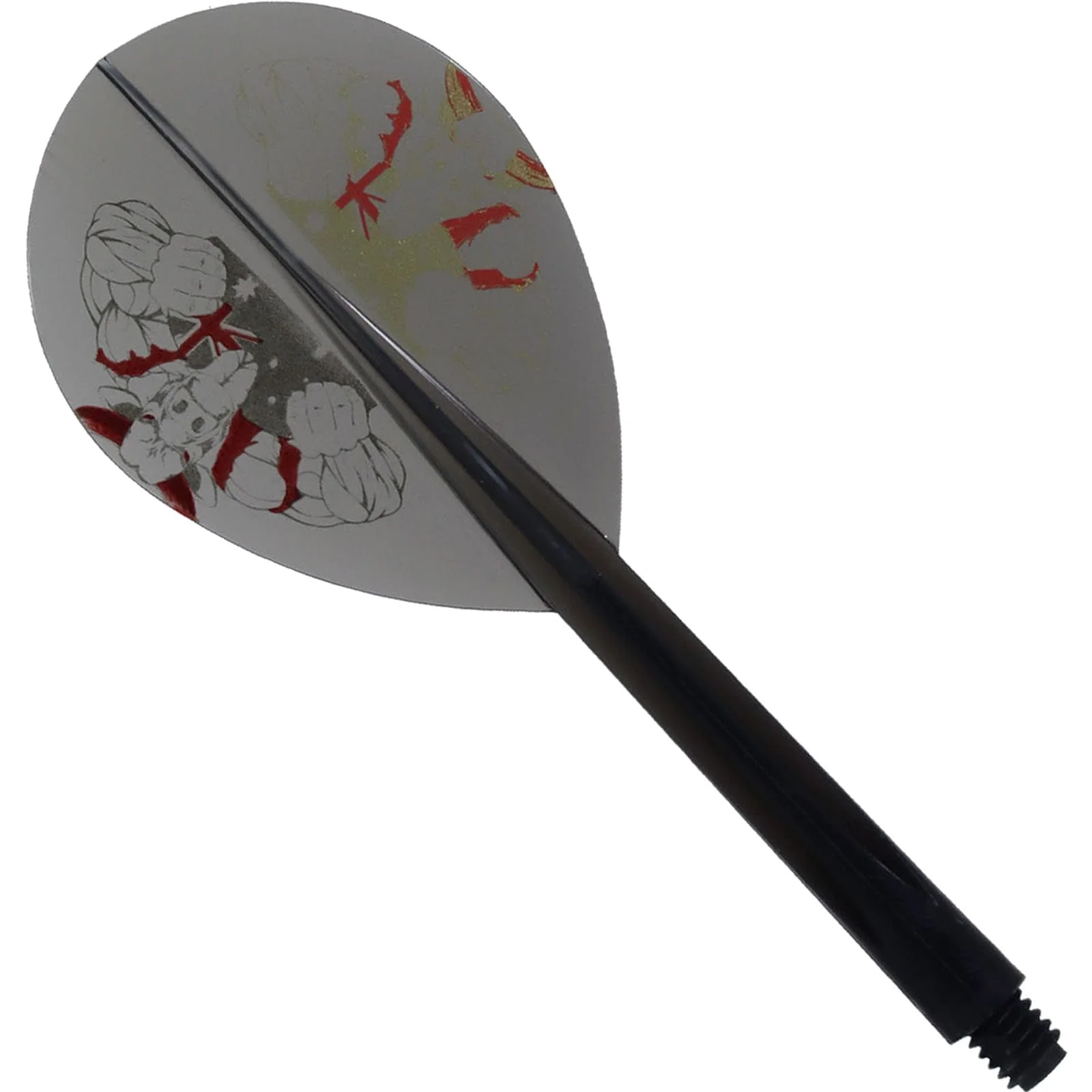 *Condor Dart Flights - Zero Stress - Teardrop - The Bull - Clear Black