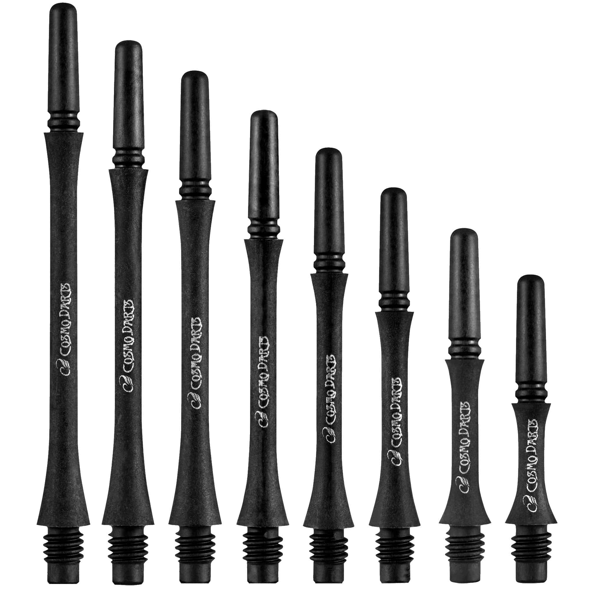 Cosmo Fit Shaft Carbon - Spinning - Slim - Black - Pack 4