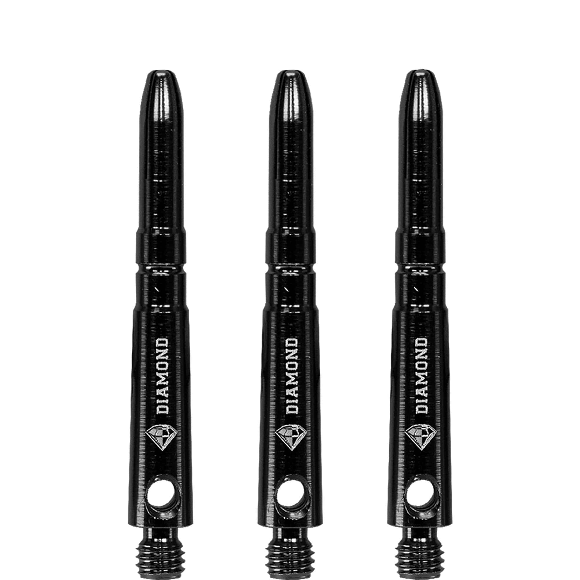 Cuesoul - Aluminium Dart Shafts - Diamond - Value Pack - 4 sets - Black - Image 3