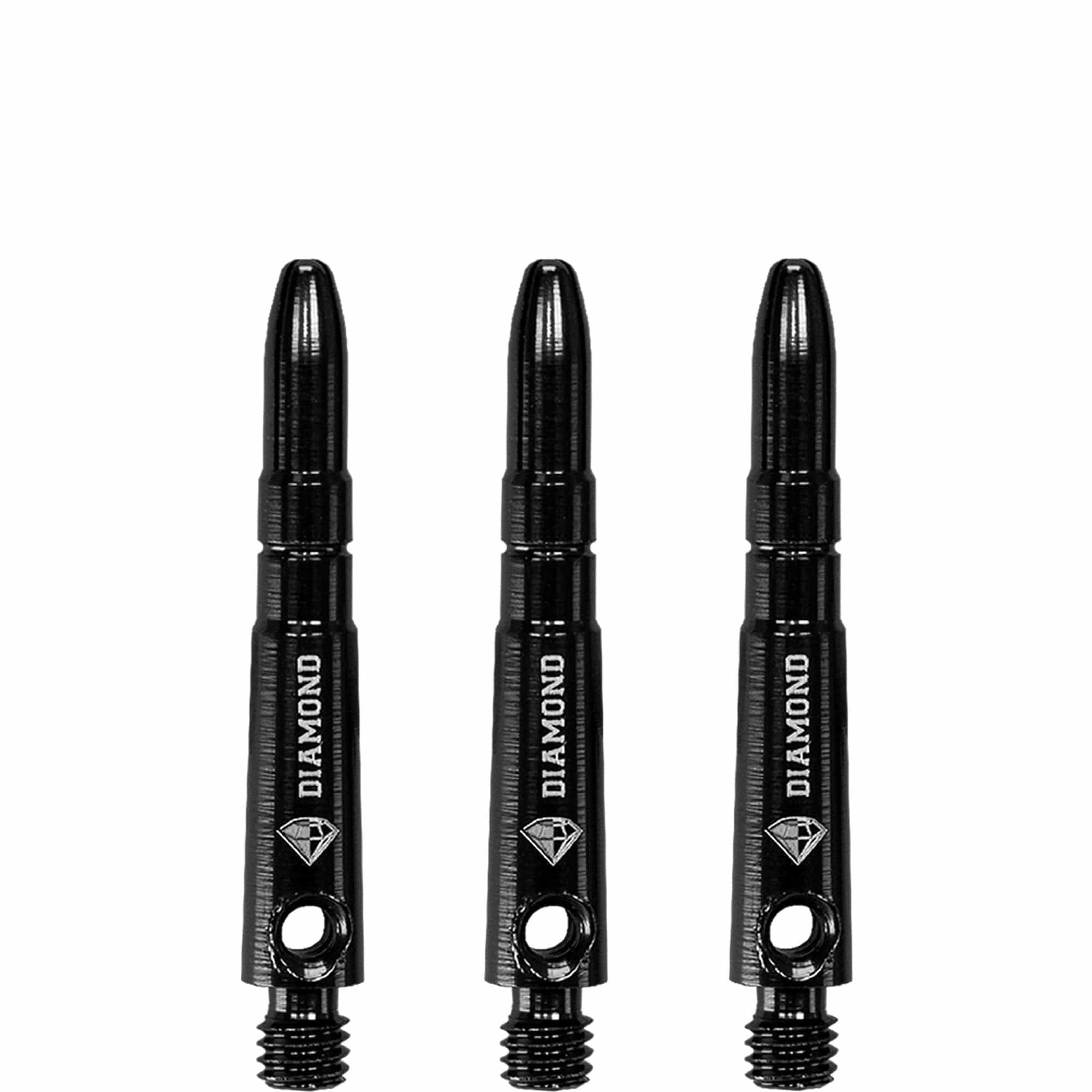 Cuesoul - Aluminium Dart Shafts - Diamond - Value Pack - 4 sets - Black - Image 4