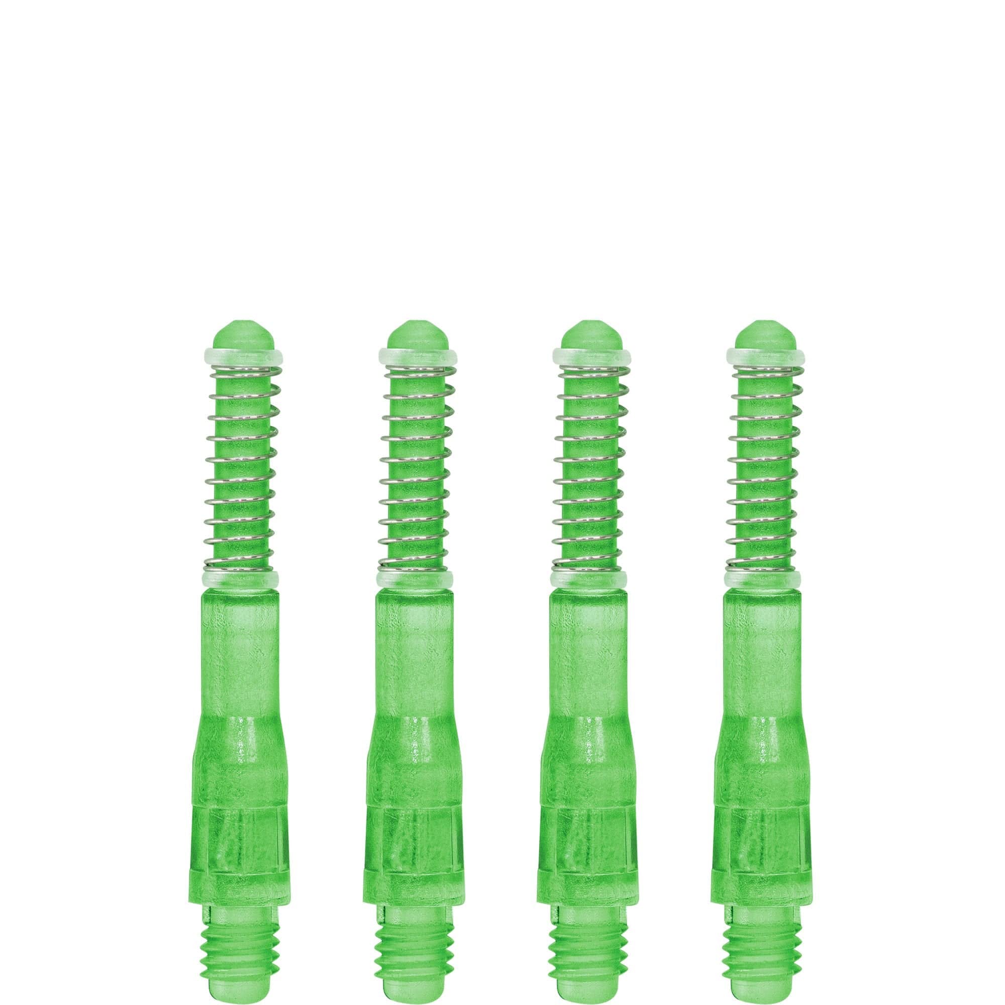 *Cuesoul - Dart Shafts - Tero Flight System - AK7 - Gradient - Standard - Set of 4 - Lime Green - Image 7