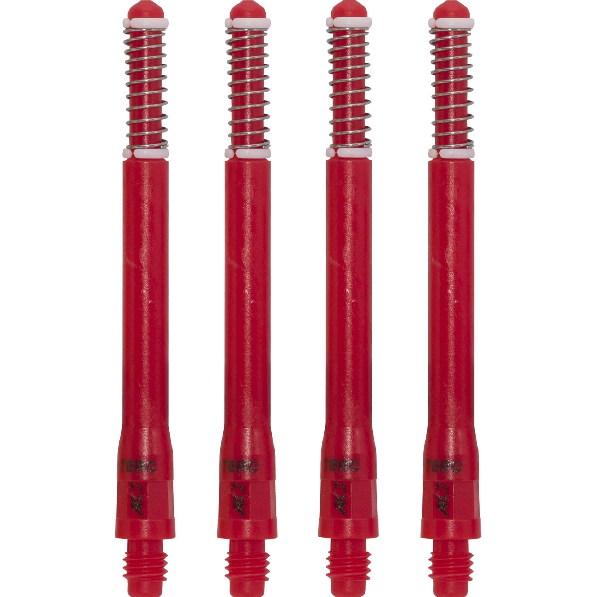 Cuesoul - Dart Shafts - Tero Flight System - AK7 - Standard - Set of 4 - Red - Image 2