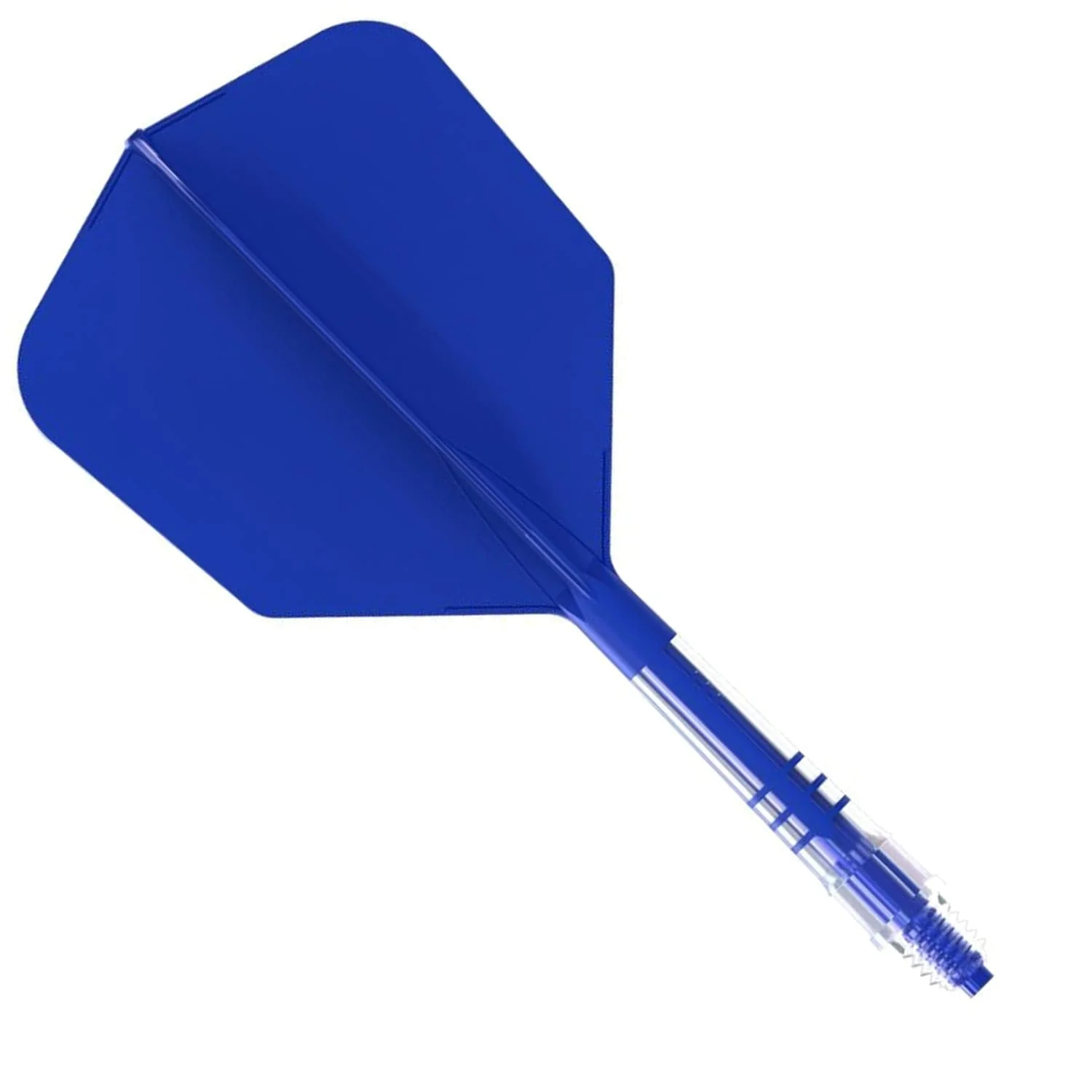 Cuesoul Rost T19 Carbon Fibre - Integrated Dart Shaft and Flights - Big Wing - Blue - Image 4