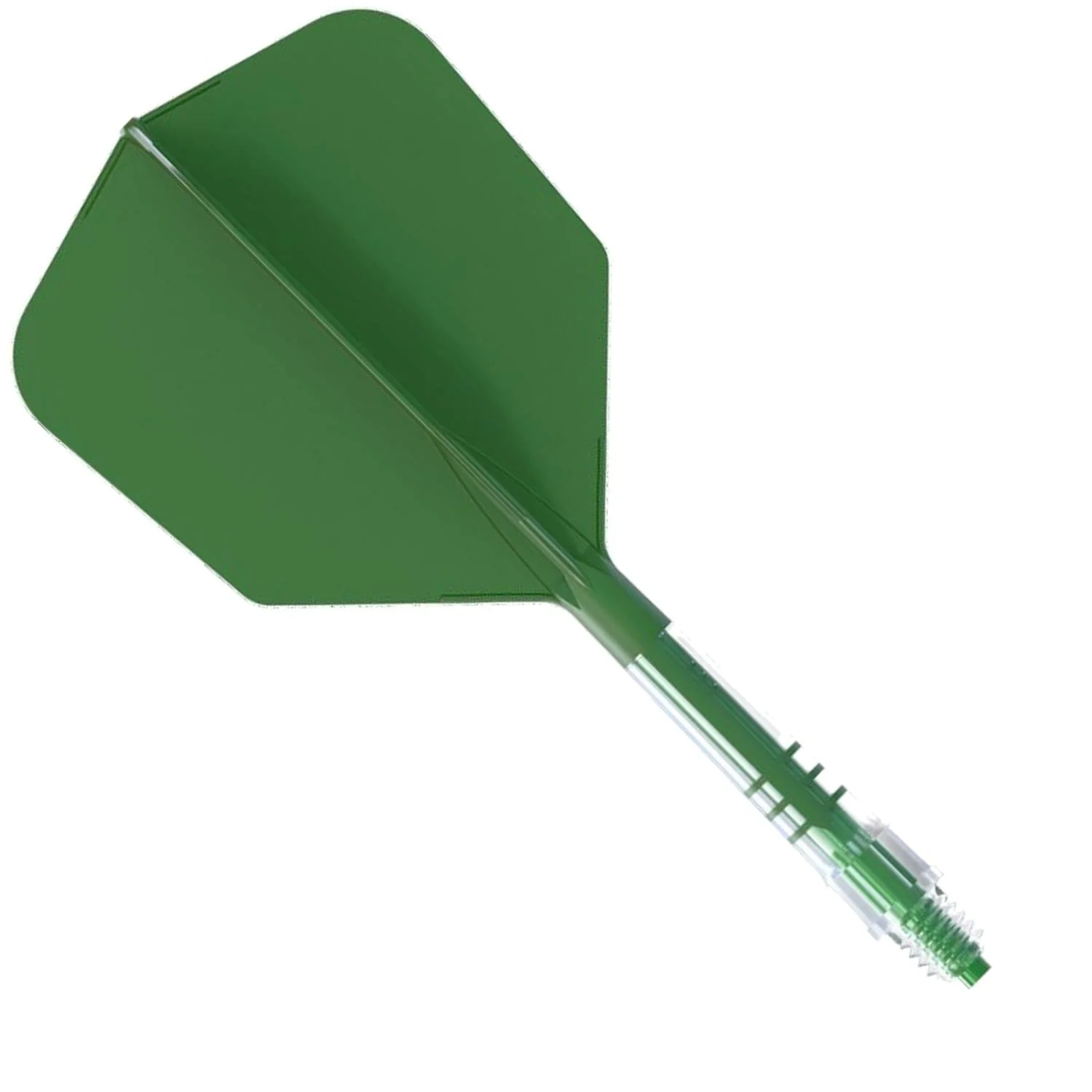 Cuesoul Rost T19 Carbon Fibre - Integrated Dart Shaft and Flights - Big Wing - Green - Image 4
