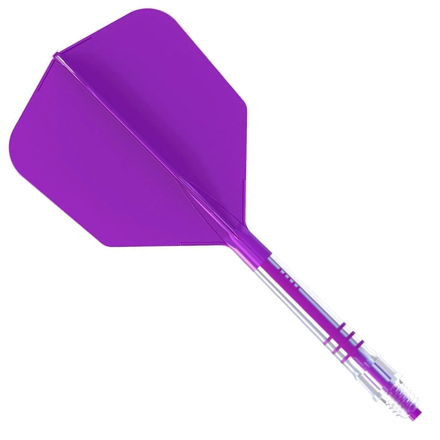 Cuesoul Rost T19 Carbon Fibre - Integrated Dart Shaft and Flights - Big Wing - Purple - Image 6