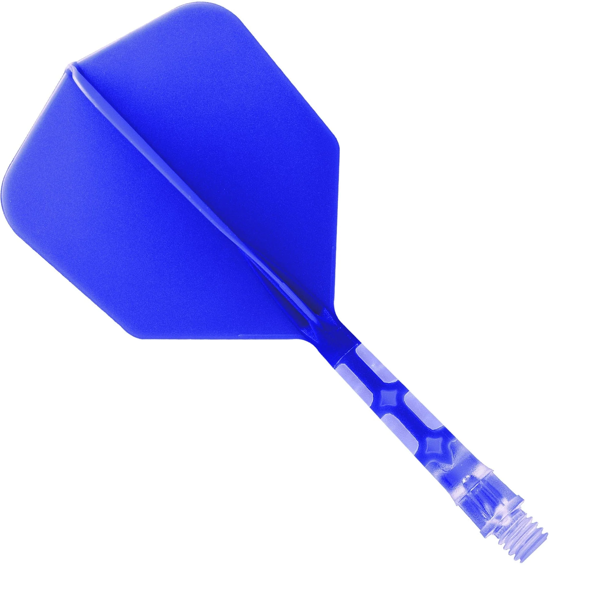 Cuesoul Rost T19 Integrated Dart Shaft and Flights - Big Wing - Clear with Blue Flight - Image 4