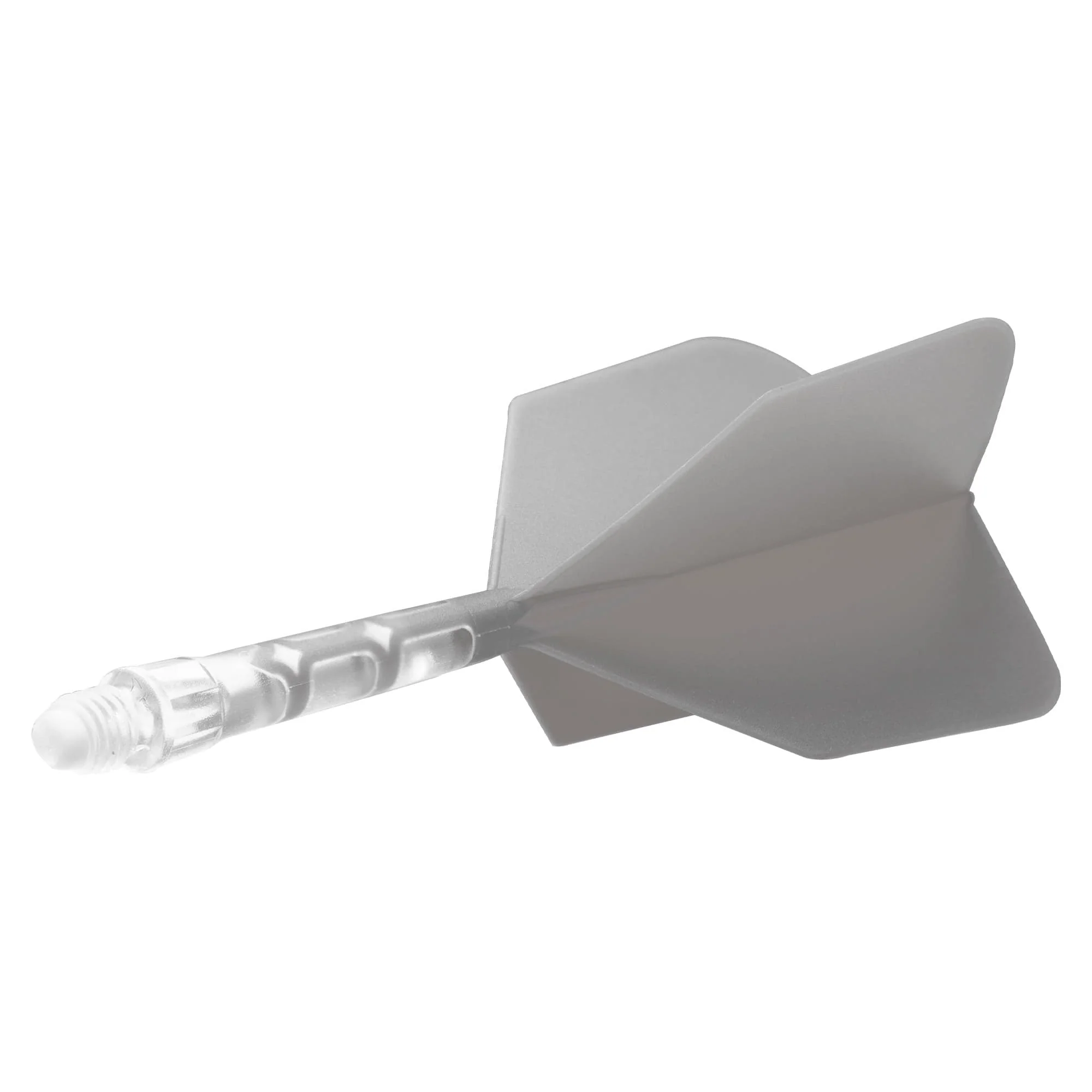Cuesoul Rost T19 Integrated Dart Shaft and Flights - Big Wing - Clear with Grey Flight - Image 7