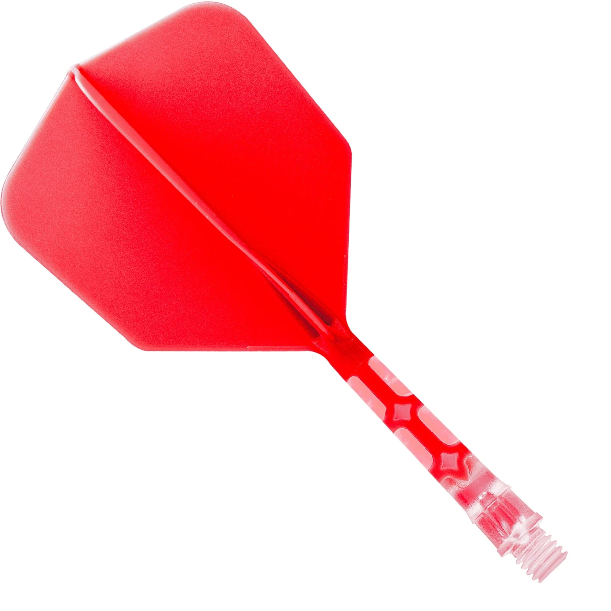 Cuesoul Rost T19 Integrated Dart Shaft and Flights - Big Wing - Clear with Red Flight - Image 15