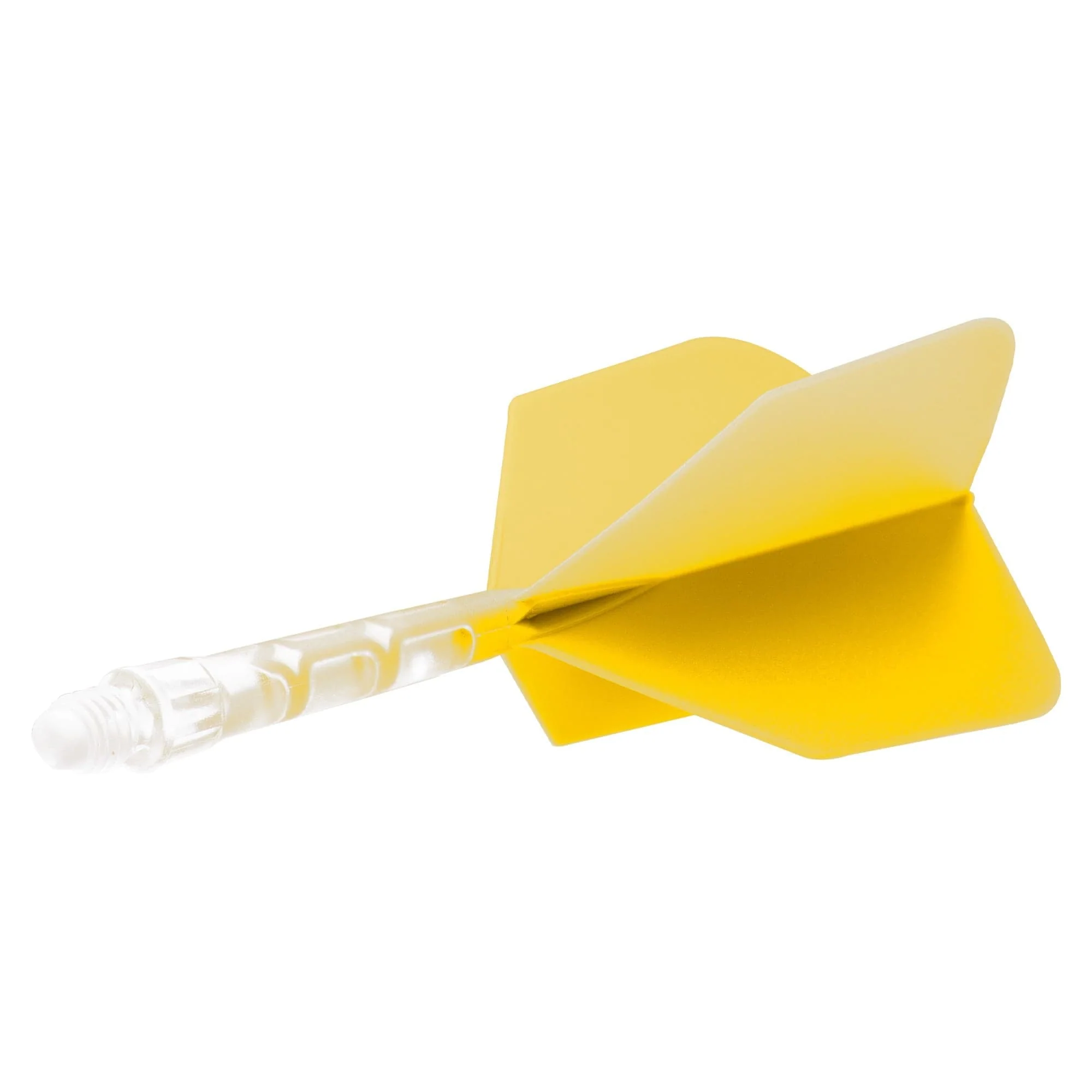 Cuesoul Rost T19 Integrated Dart Shaft and Flights - Big Wing - Clear with Yellow Flight - Image 7