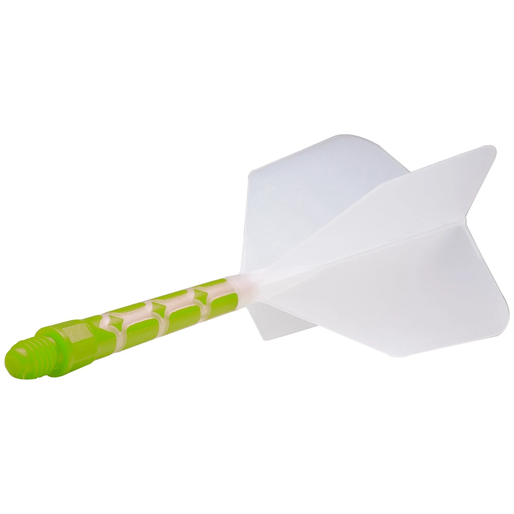 Cuesoul Rost T19 Integrated Dart Shaft and Flights - Big Wing - Lime Green with Clear Flight - Image 10