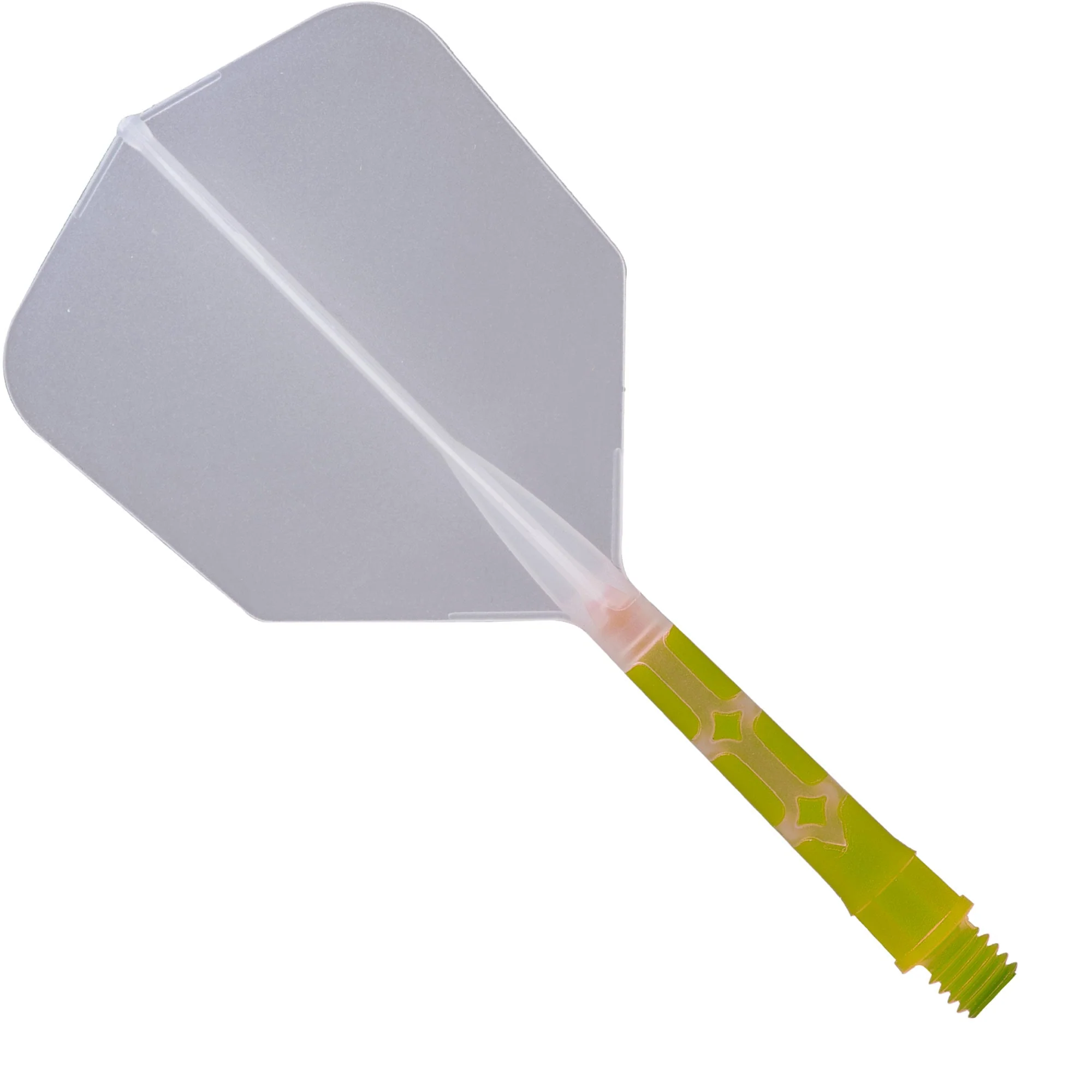 Cuesoul Rost T19 Integrated Dart Shaft and Flights - Big Wing - Lime Green with Clear Flight - Image 18
