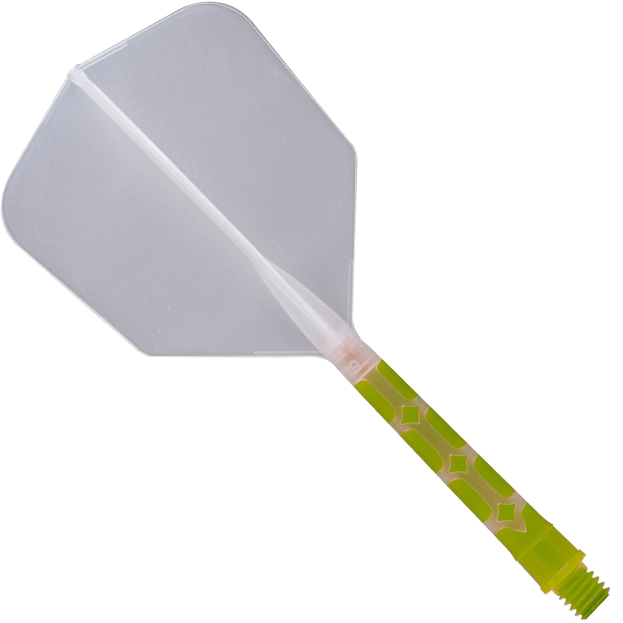 Cuesoul Rost T19 Integrated Dart Shaft and Flights - Big Wing - Lime Green with Clear Flight - Image 19
