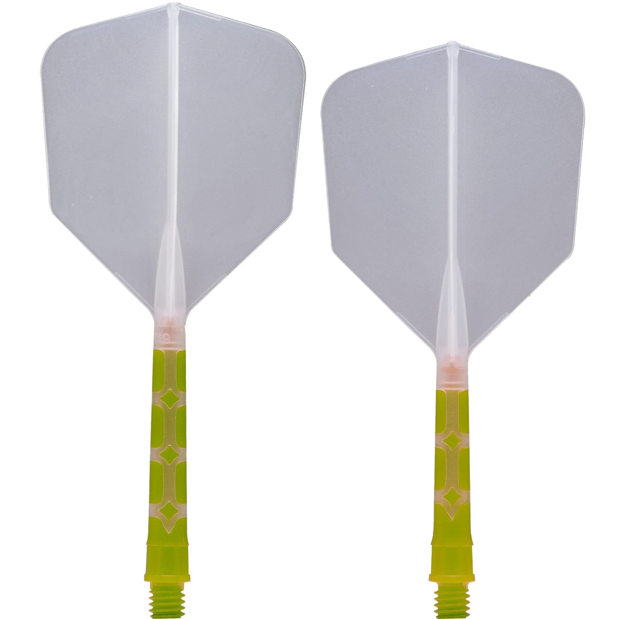 Cuesoul Rost T19 Integrated Dart Shaft and Flights - Big Wing - Lime Green with Clear Flight - Image 21