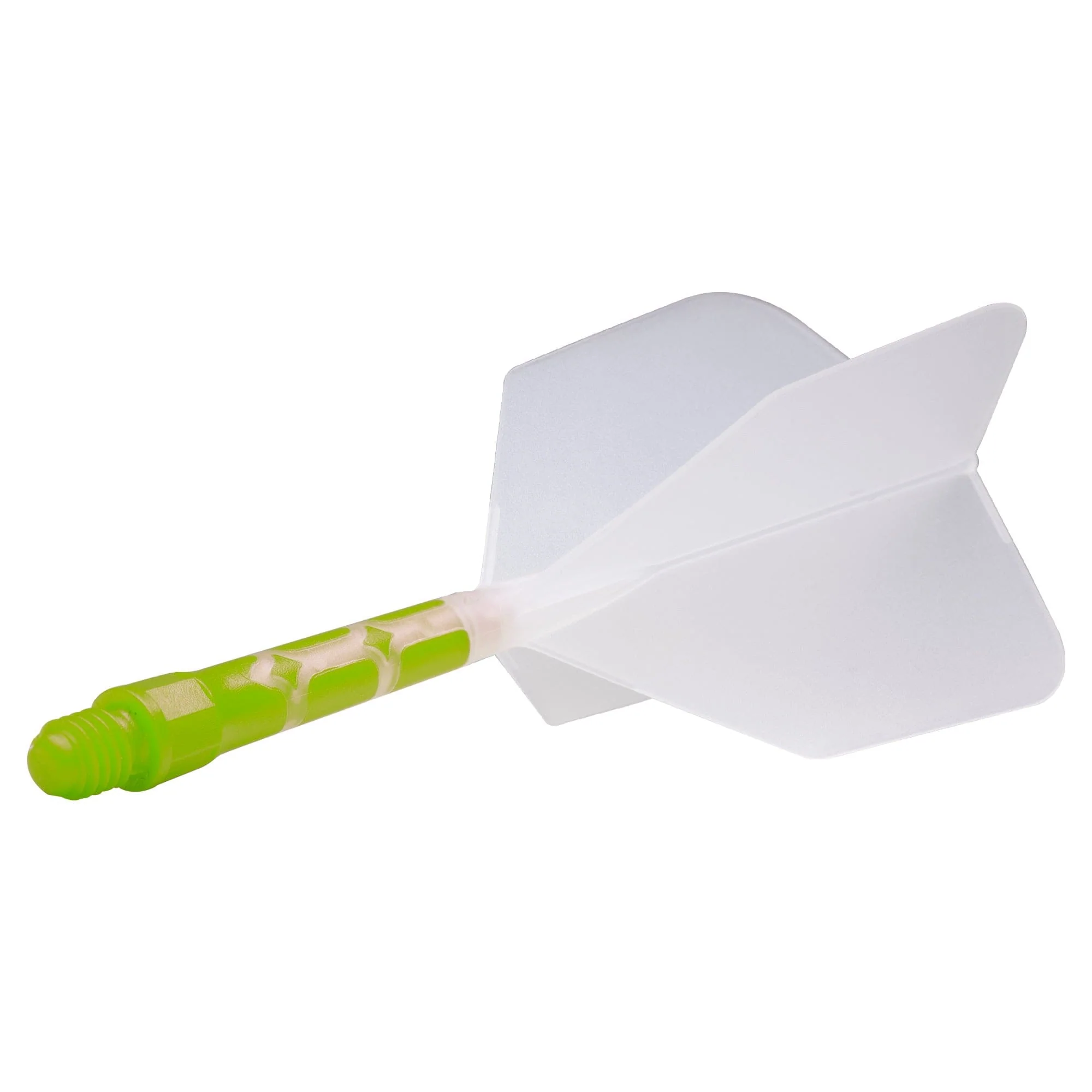 Cuesoul Rost T19 Integrated Dart Shaft and Flights - Big Wing - Lime Green with Clear Flight - Image 9