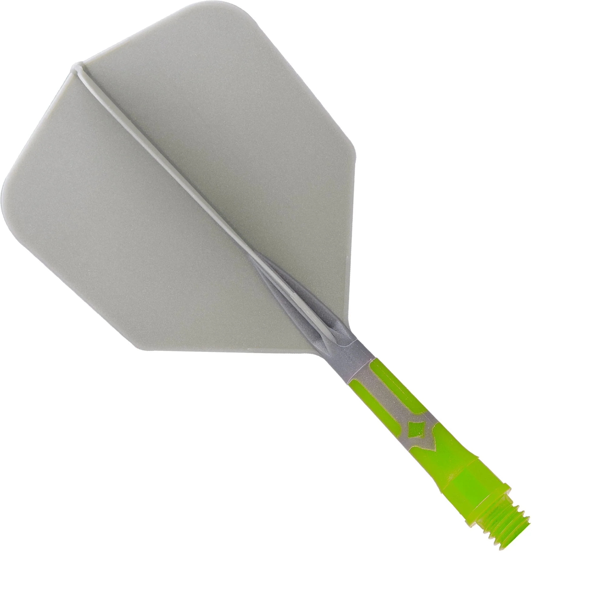 Cuesoul Rost T19 Integrated Dart Shaft and Flights - Big Wing - Lime Green with Grey Flight - Image 5