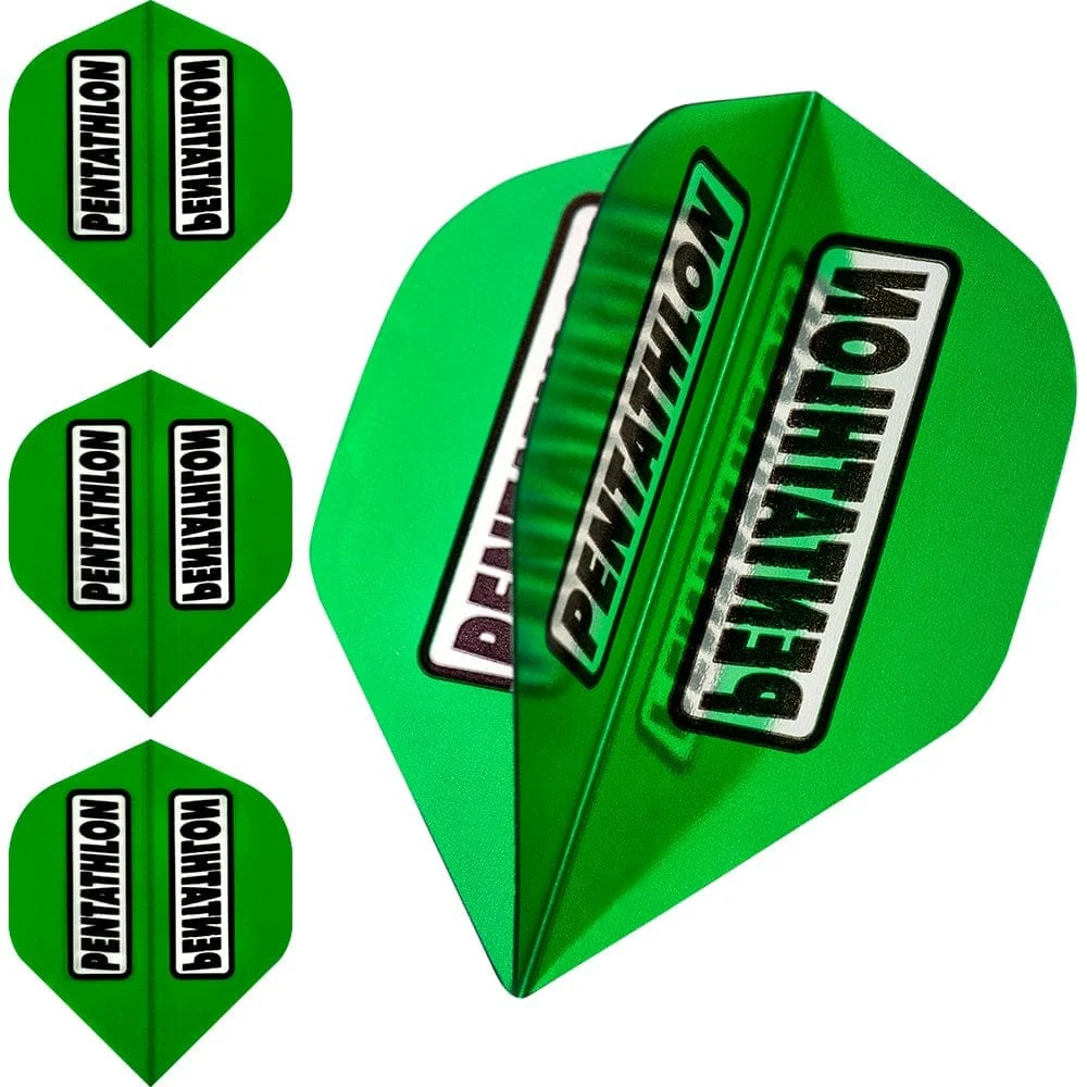 Dart Flights - Pentathlon Colours - Extra Strong - Clear Window - Std - Image 9