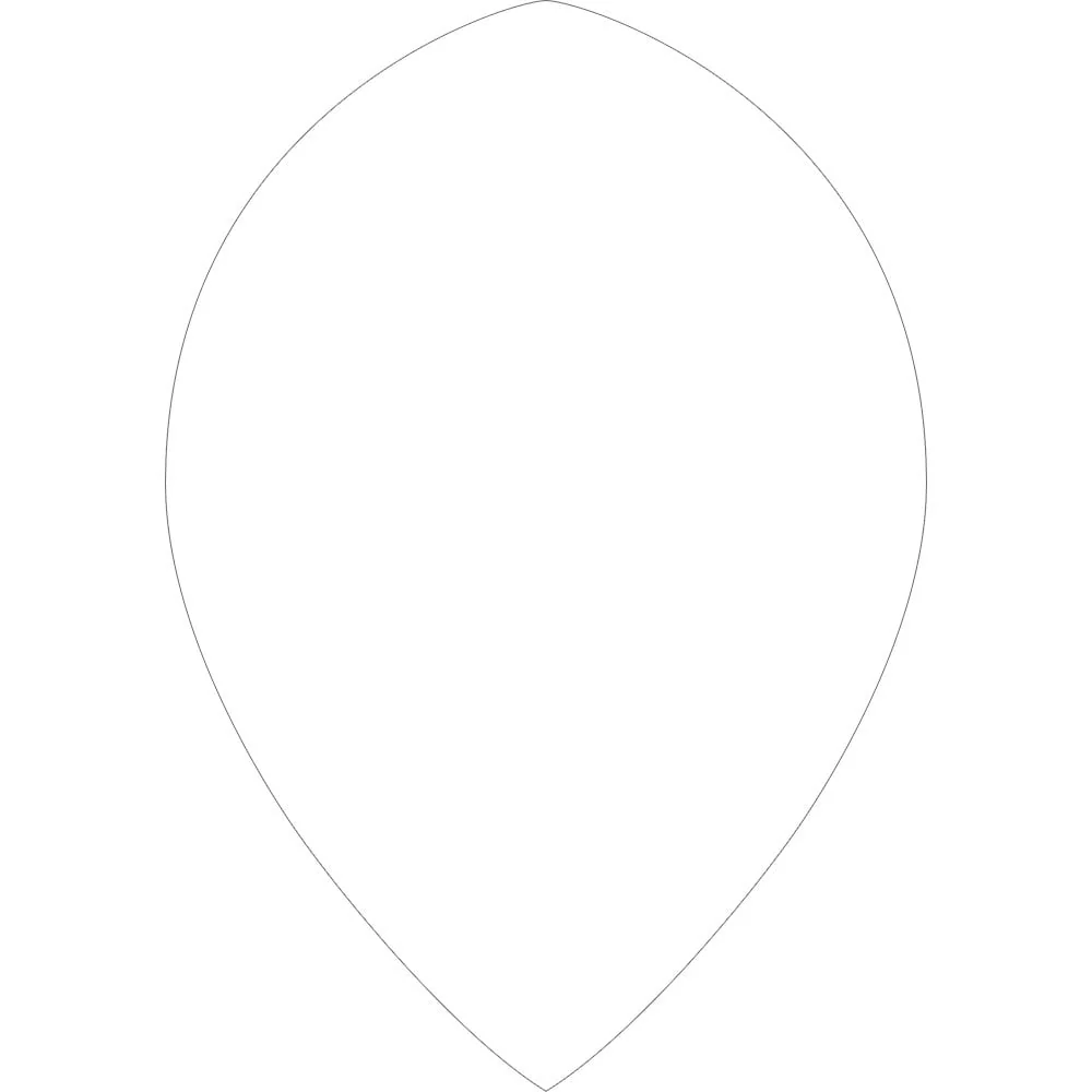 *Dart Flights - Poly Plain Original - Pear - Image 11