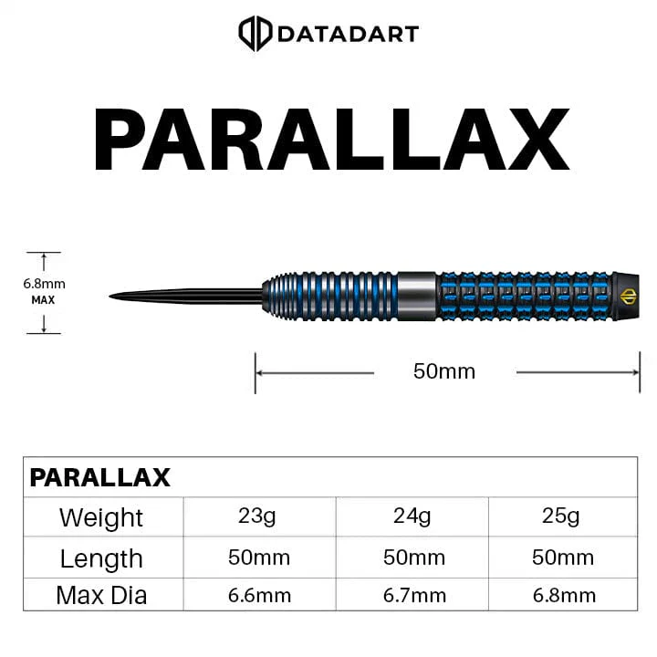 Datadart Parallax Darts - Steel Tip - 90% Tungsten - Image 3