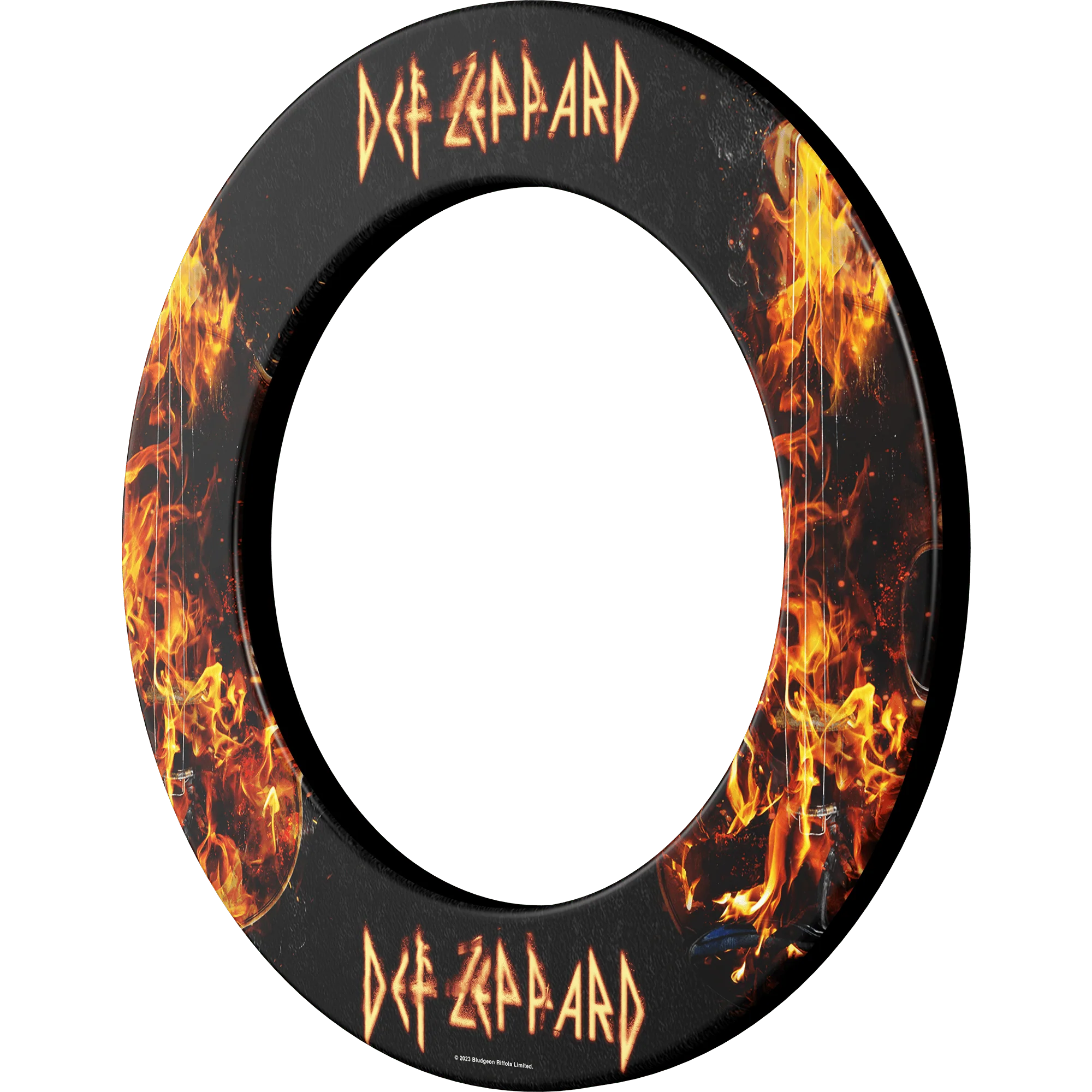 Def Leppard Dartboard Surround - Official Licensed - S4 - Professional - Flames - Image 2