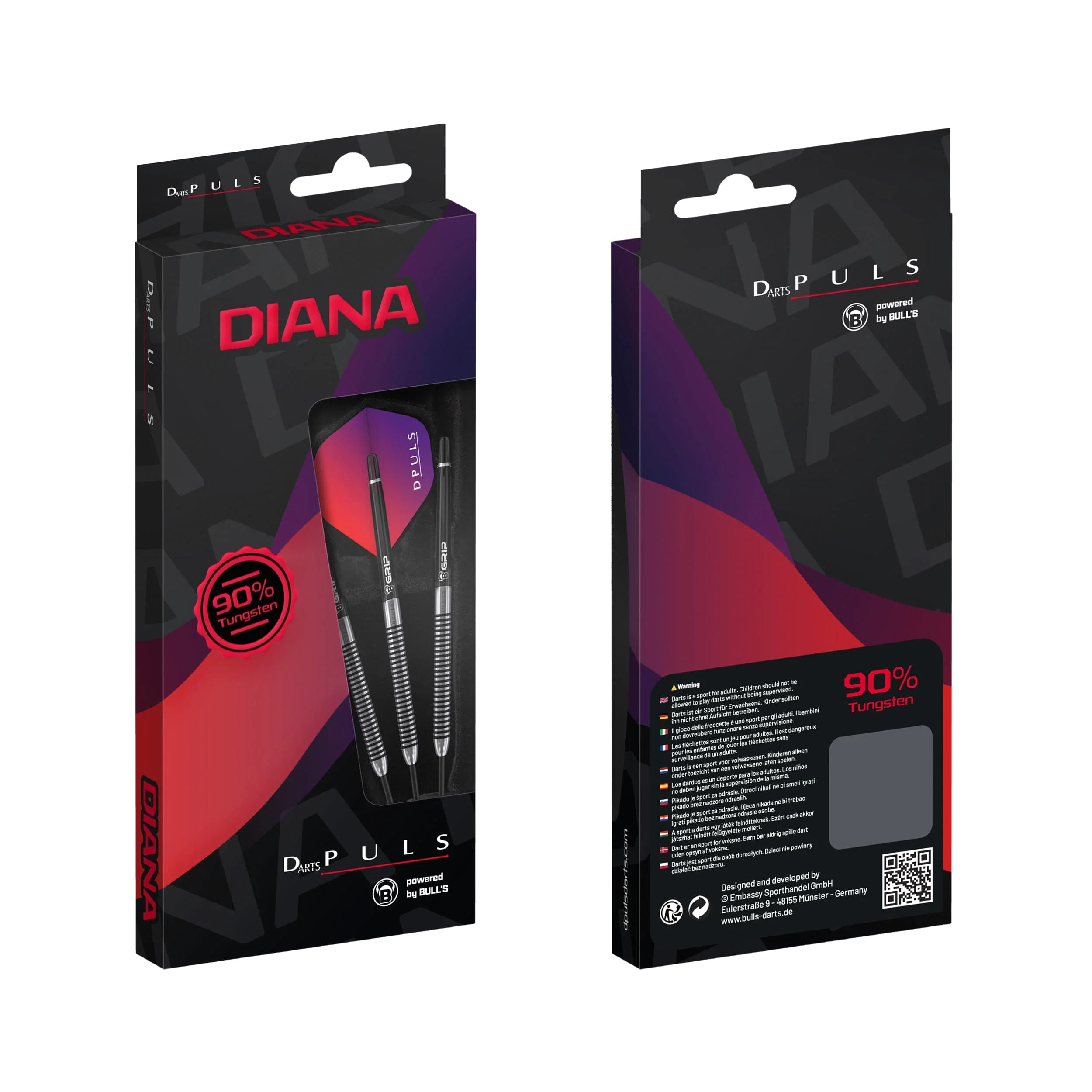 DPuls Diana Darts - Steel Tip - 90% Tungsten - Image 3