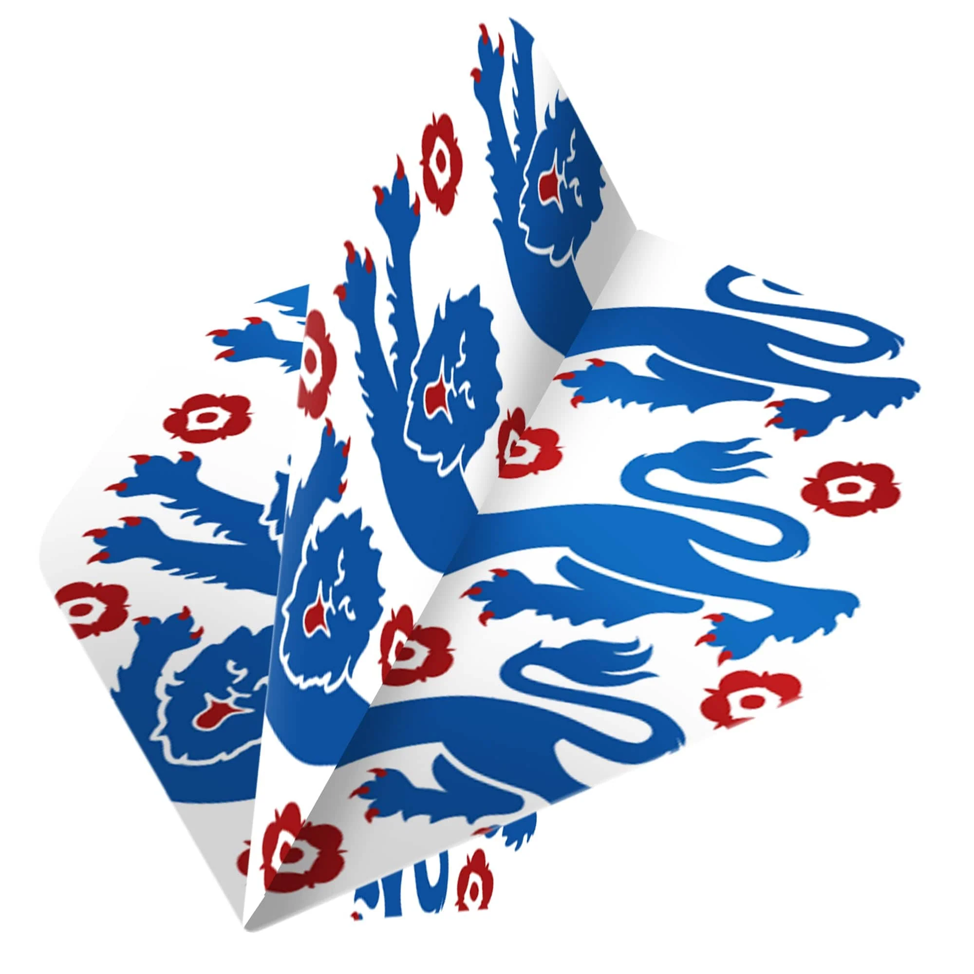 England Football Dart Flights - Official Licensed - 100 Micron - No2 - Std - F3 - 3 Lions - Image 2