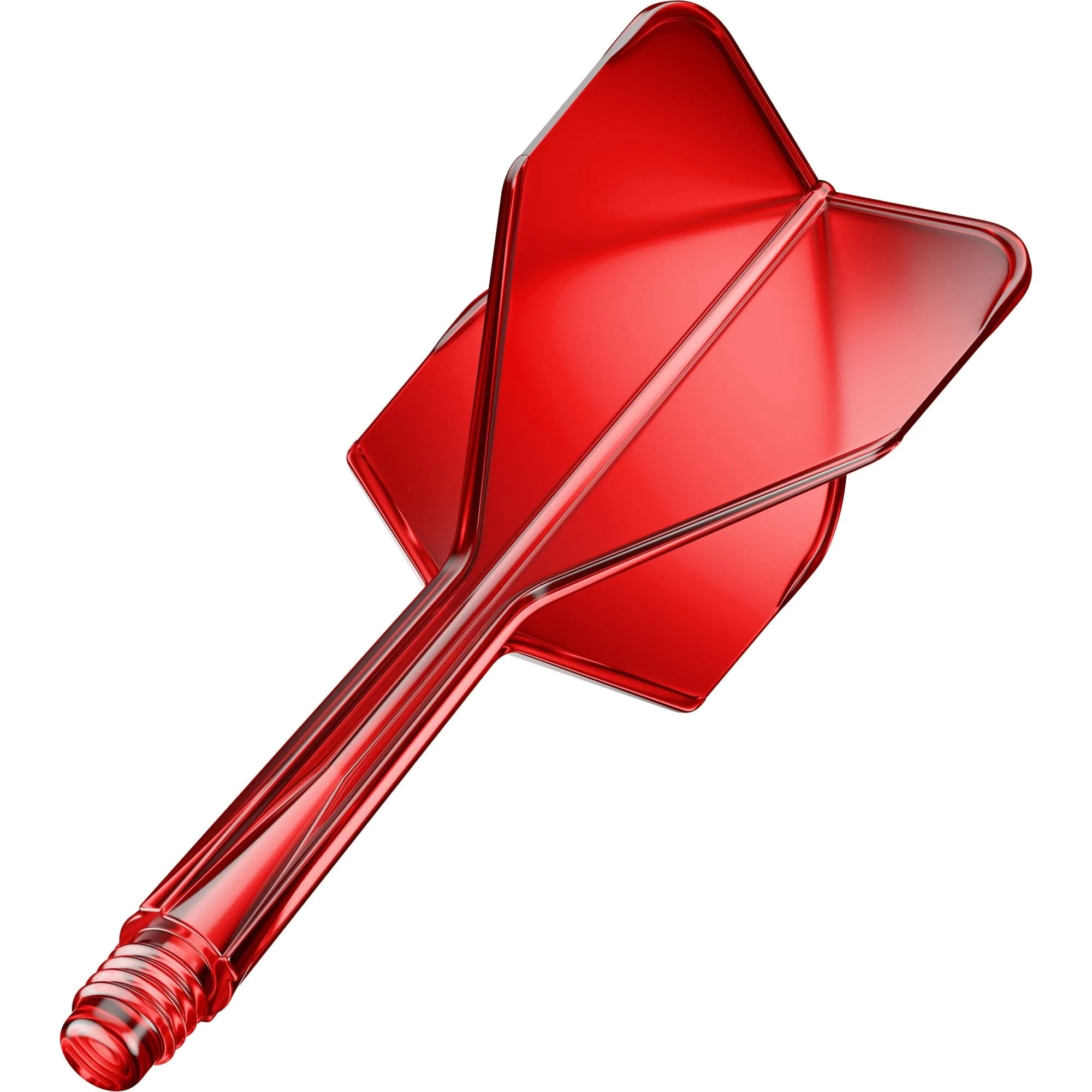 Goat A1R Dart Flights - Moulded Flight & Shaft System - Standard No6 - Clear Red - Image 2