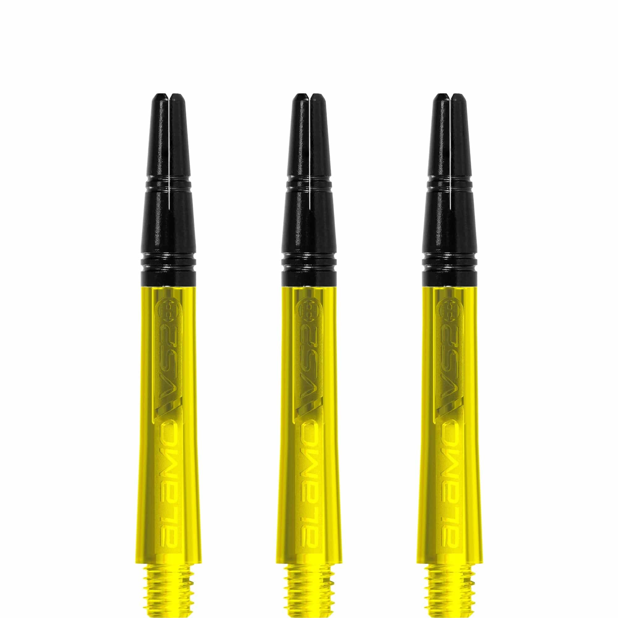 *Harrows Alamo VS2 Dart Shafts - Polycarbonate - Black Aluminium Top - Yellow - Image 3