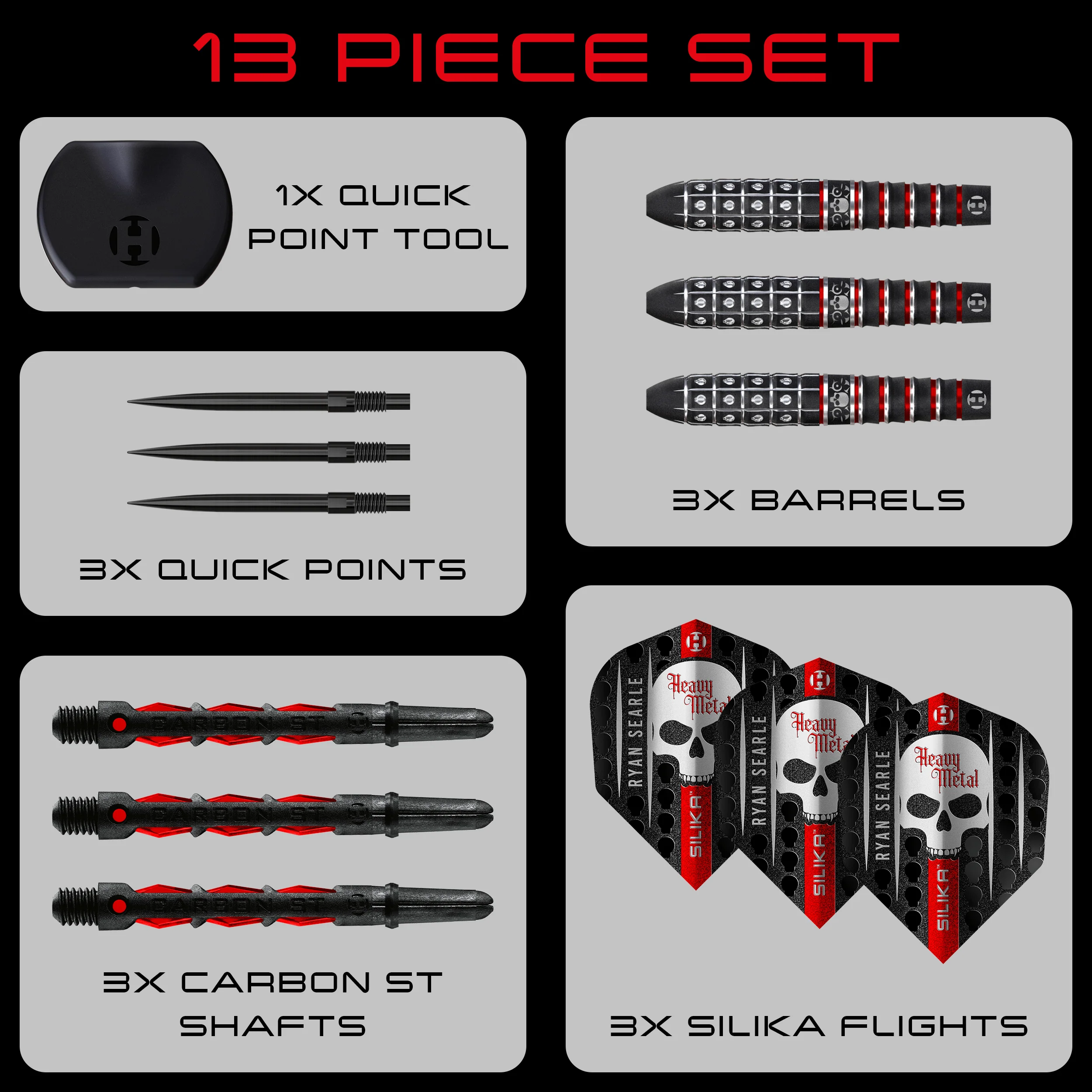 Harrows Ryan Searle Darts - Steel Tip - 90% Tungsten - Series 3 - Image 7